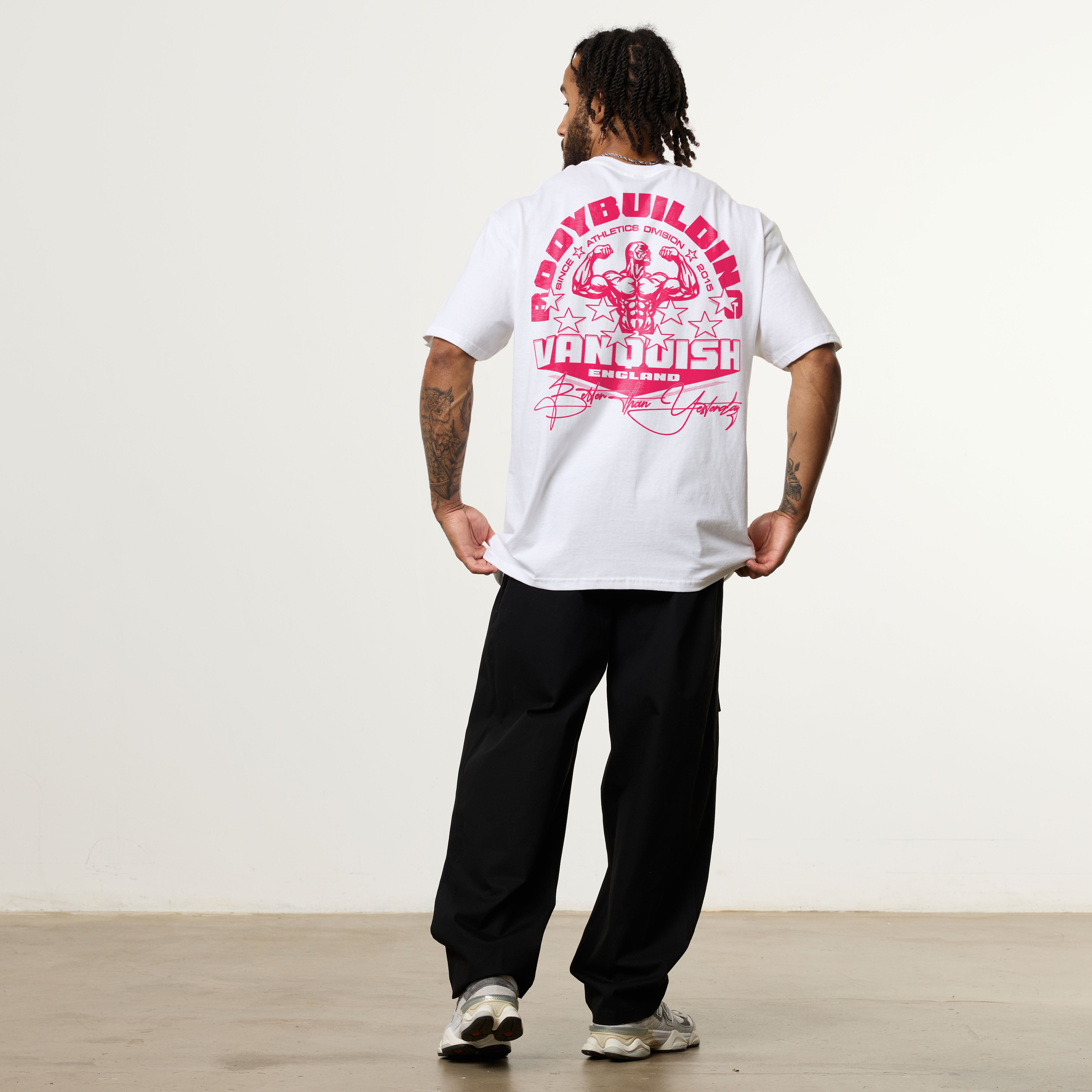 Vanquish Revolve Triumph Limited Pink Oversized T Shirt