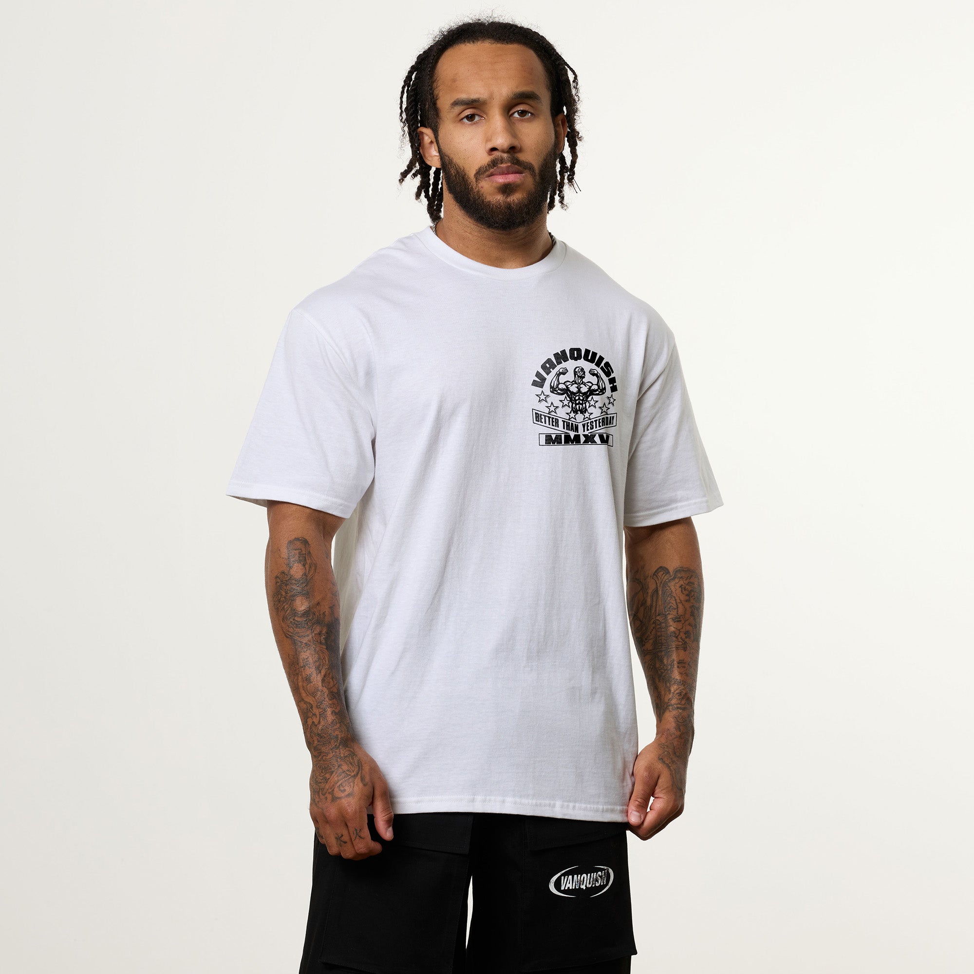 Vanquish Revolve Triumph White Oversized T Shirt
