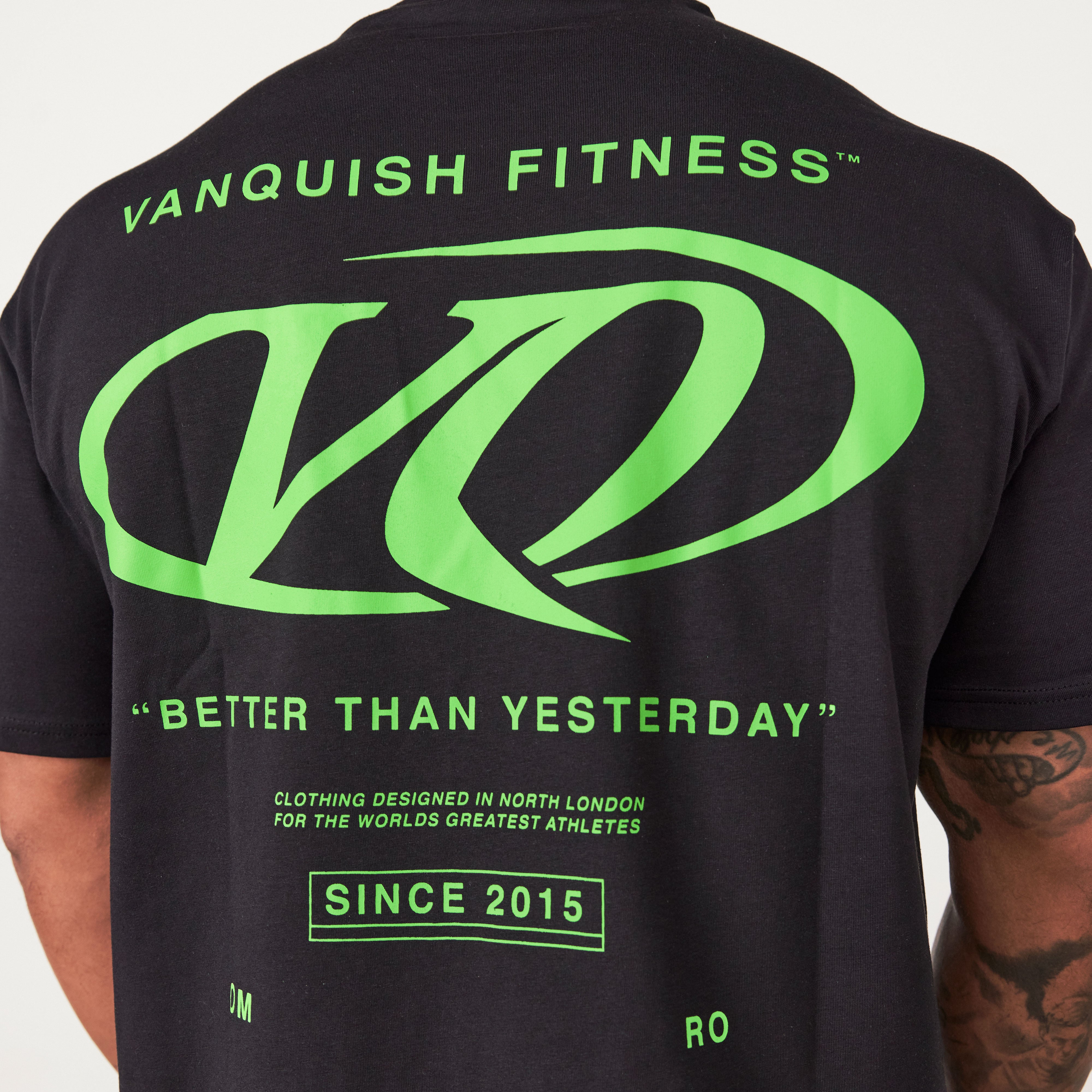 Vanquish TSP Black Racing Oversized T Shirt