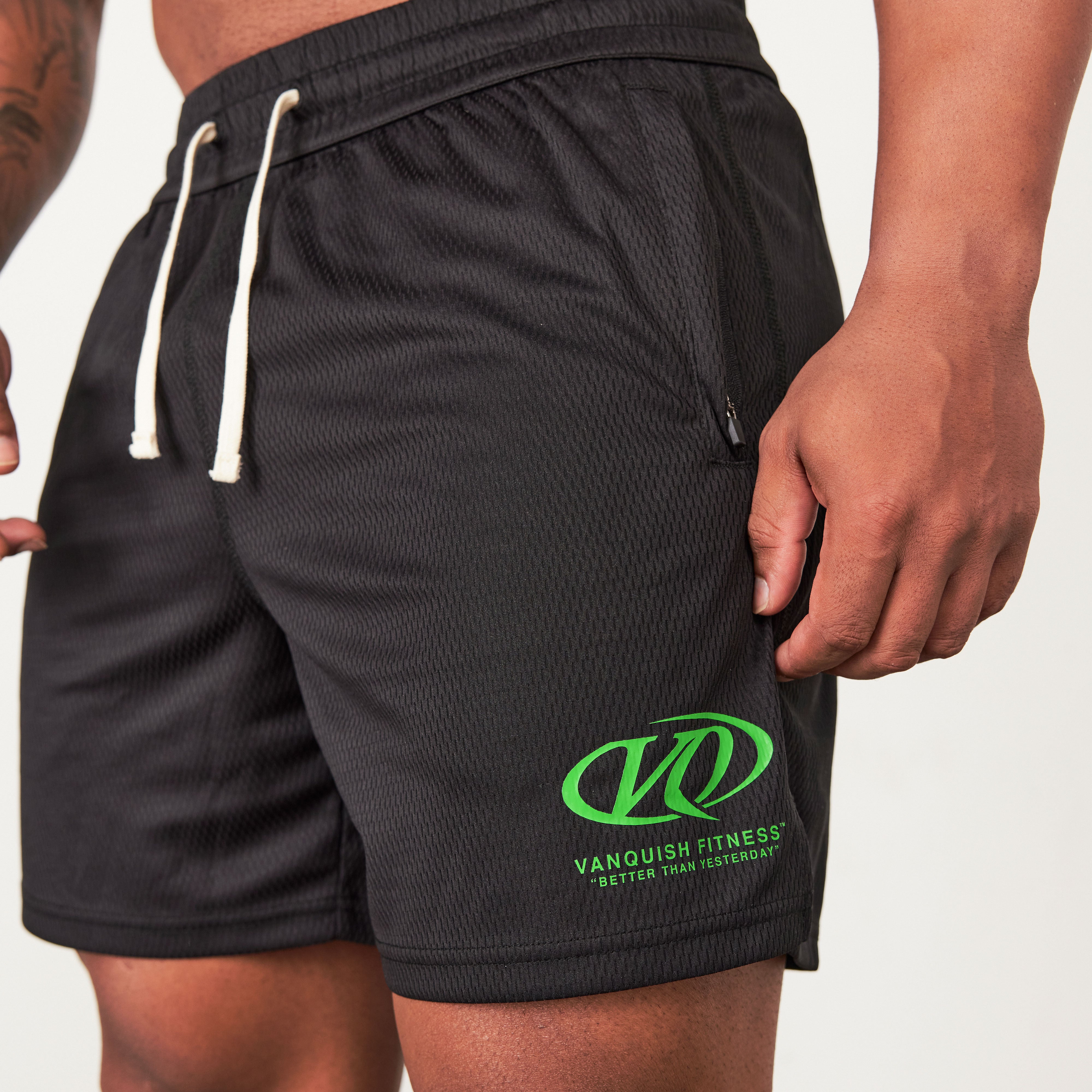 Vanquish TSP Black Racing Mesh Shorts