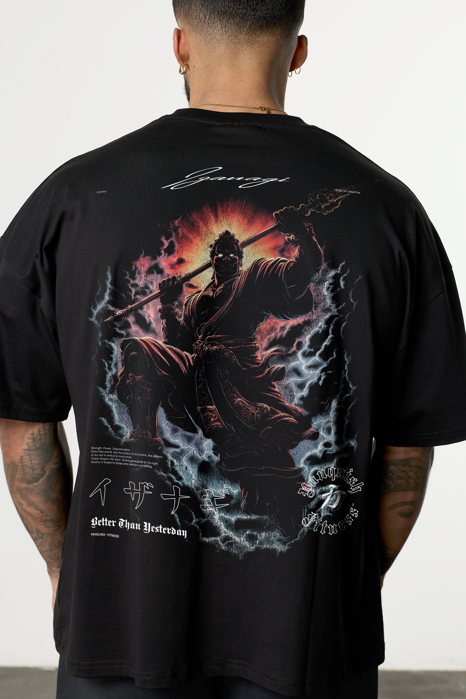 SHINTO GODS Izanagi OVERSIZED BOXY T SHIRT