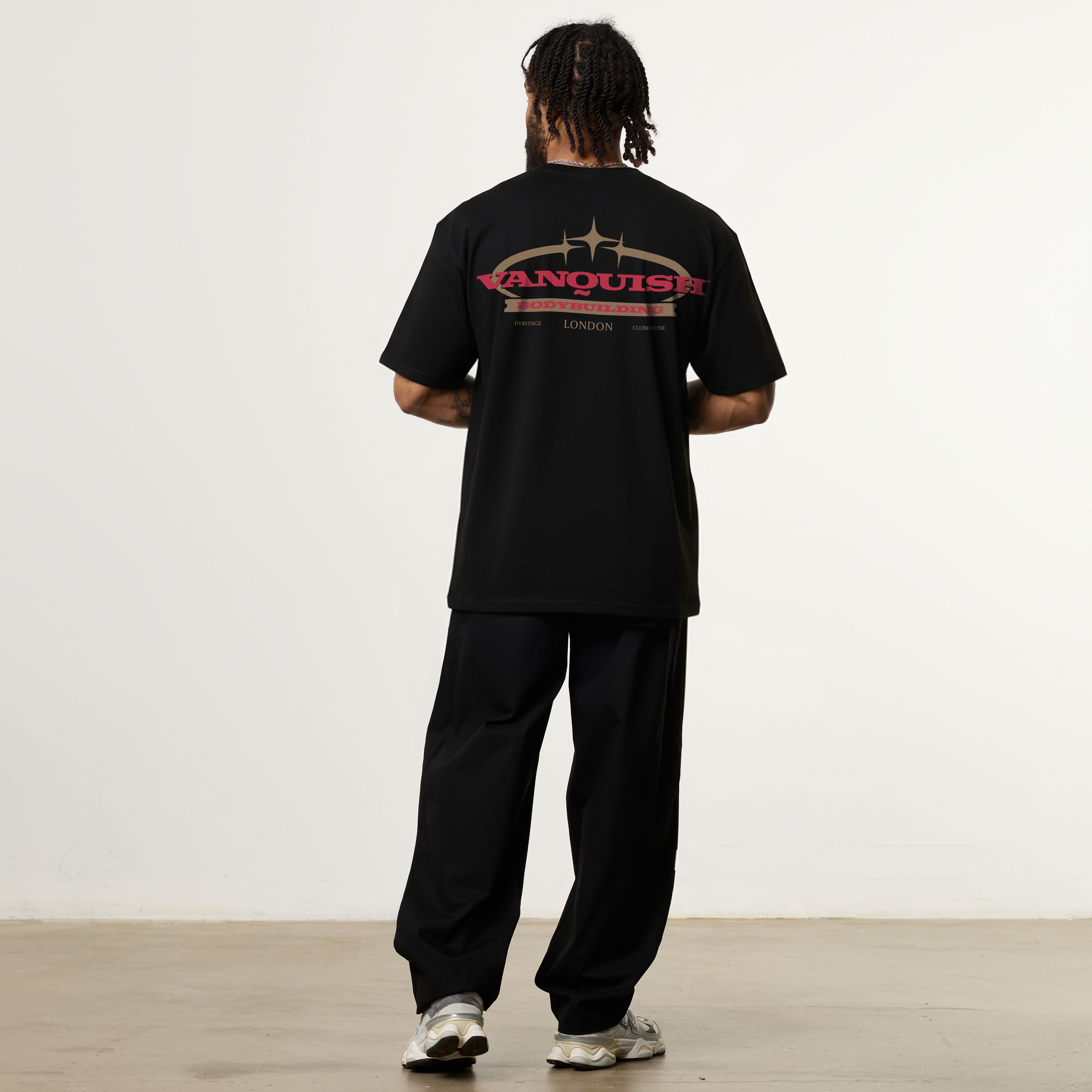 REVOLVE CROWN BLACK OVERSIZED T SHIRT