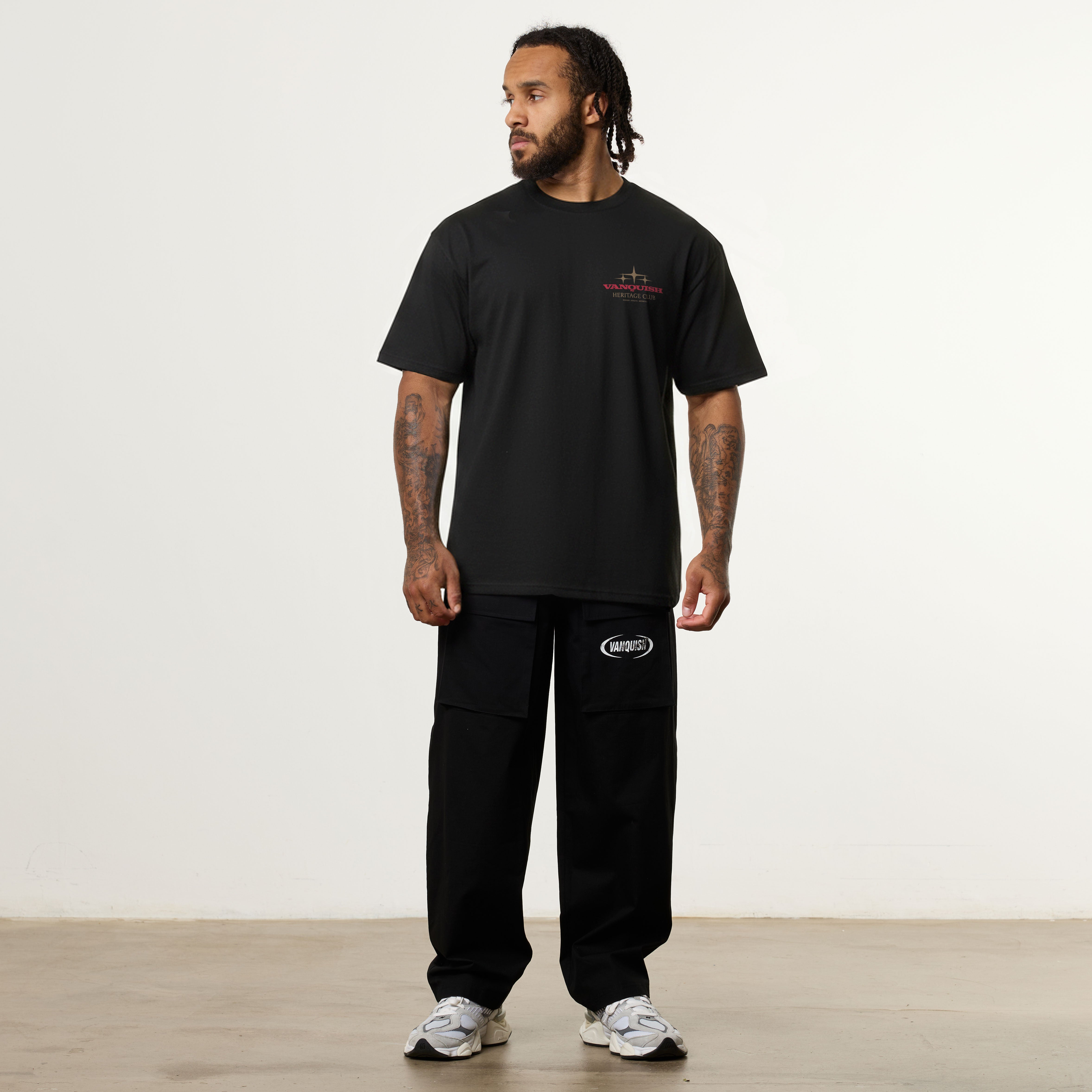 REVOLVE CROWN BLACK OVERSIZED T SHIRT