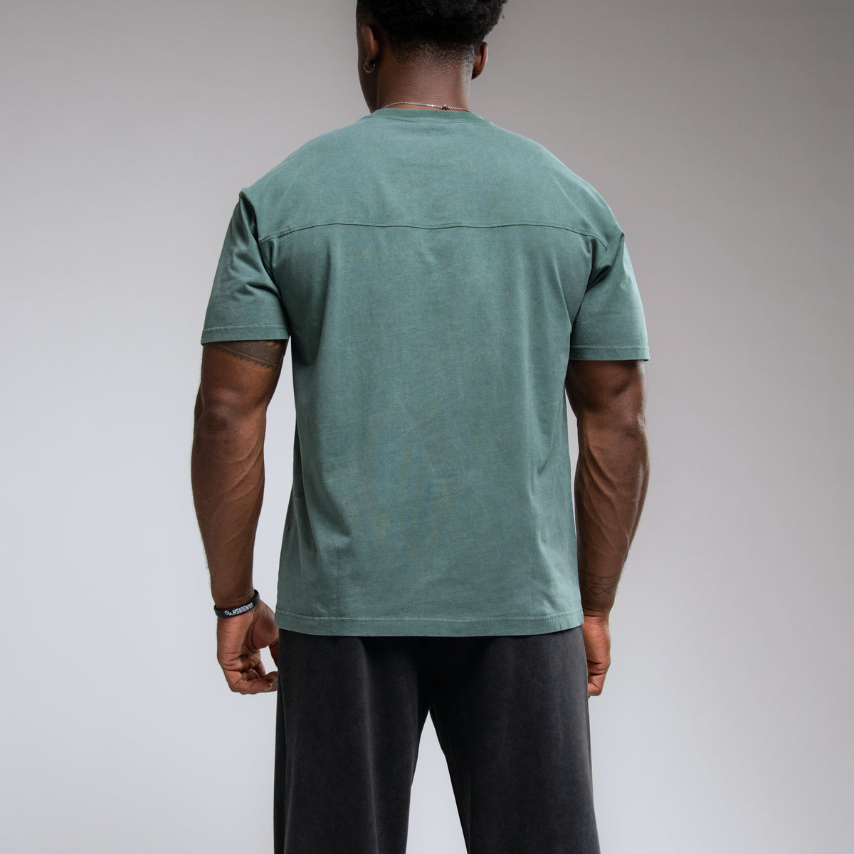 WASHED GREEN OVERSIZED T SHIRT