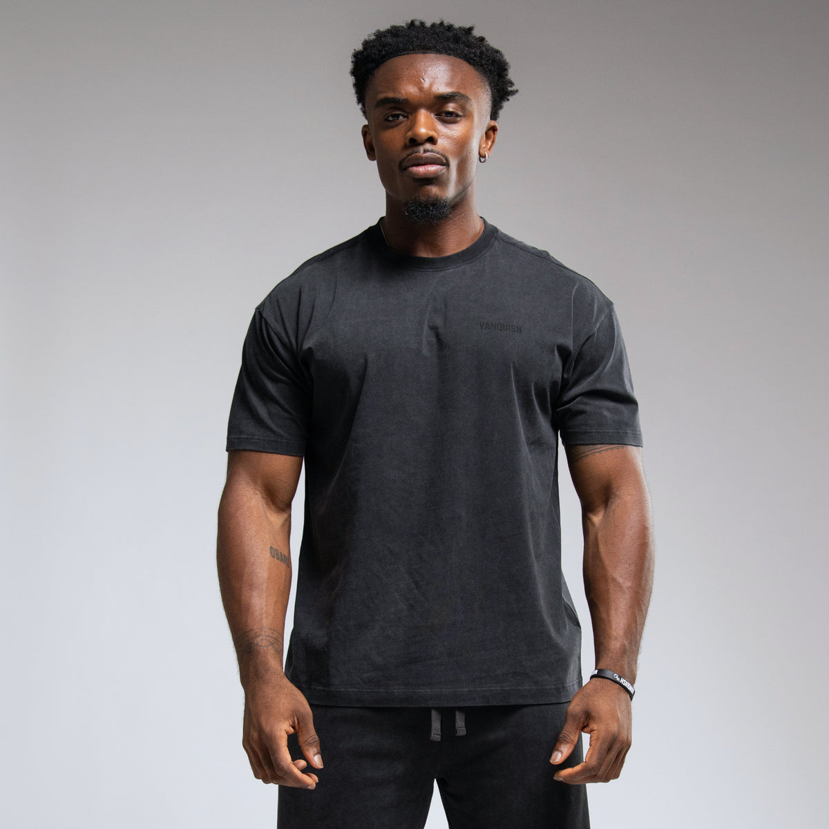 WASHED BLACK OVERSIZED T SHIRT