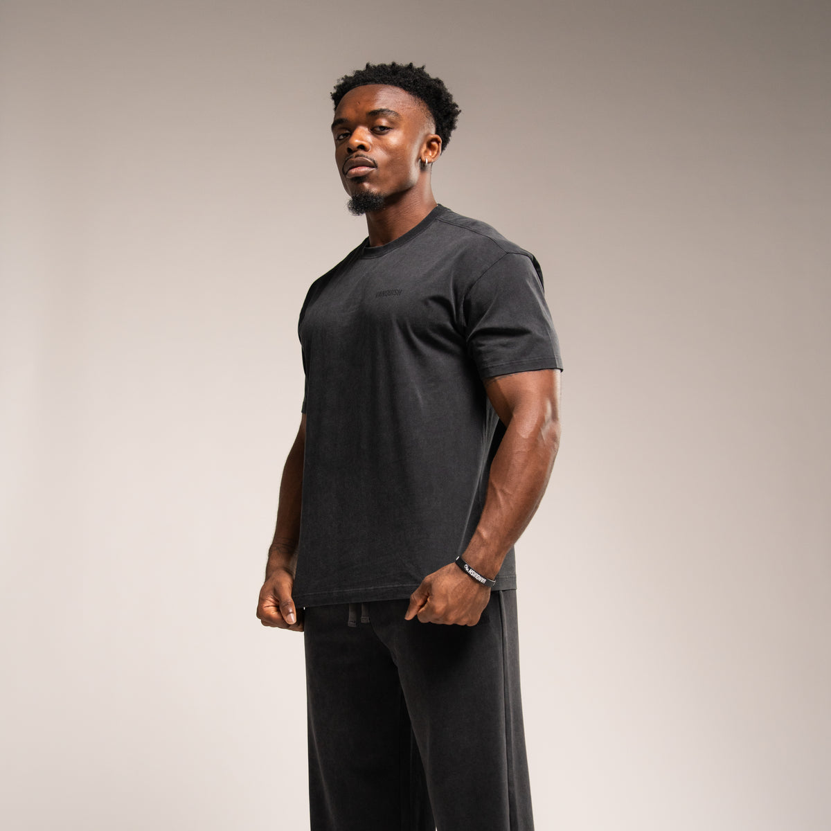 WASHED BLACK OVERSIZED T SHIRT
