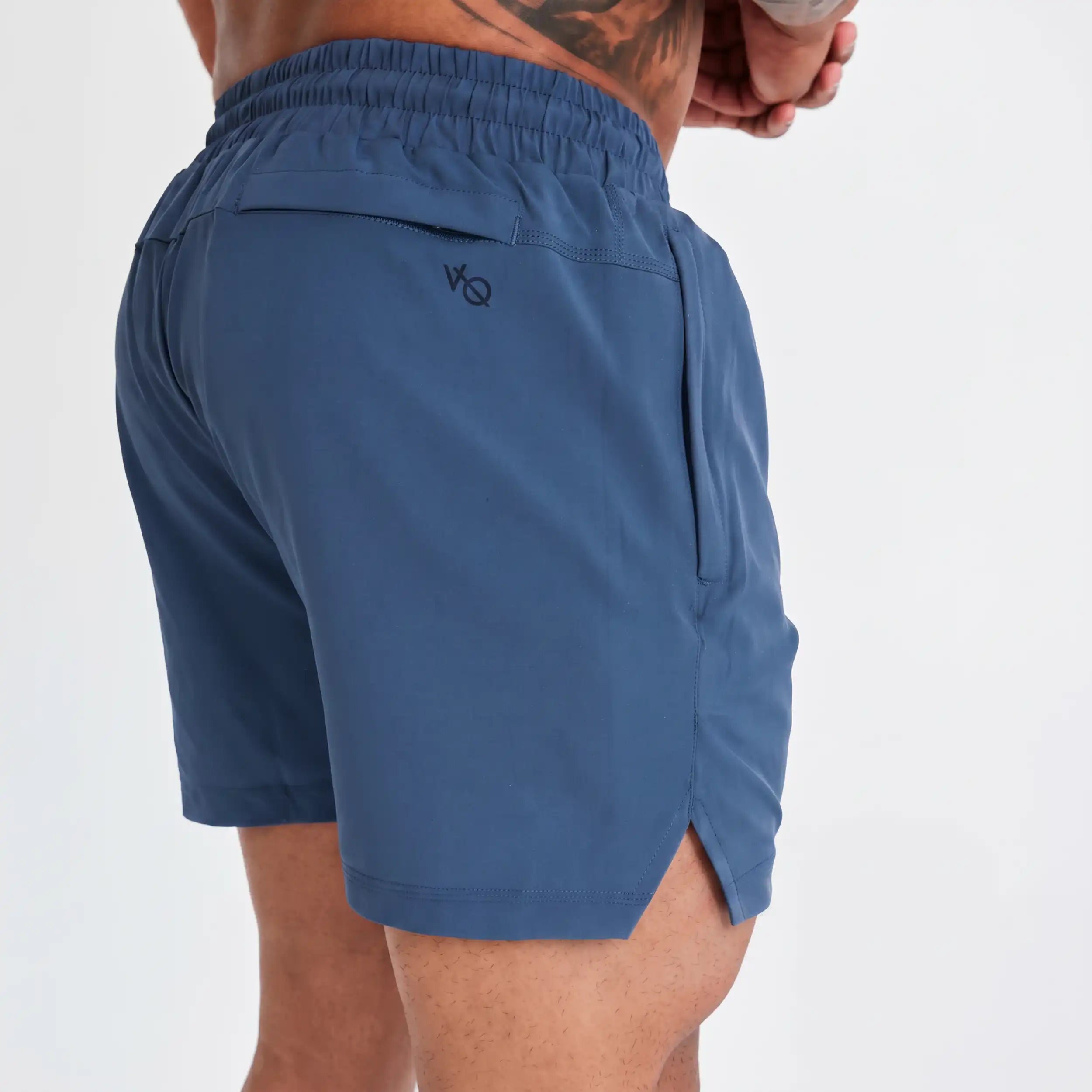 EVOLVE BLUE GREY 4" PERFORMANCE SHORT