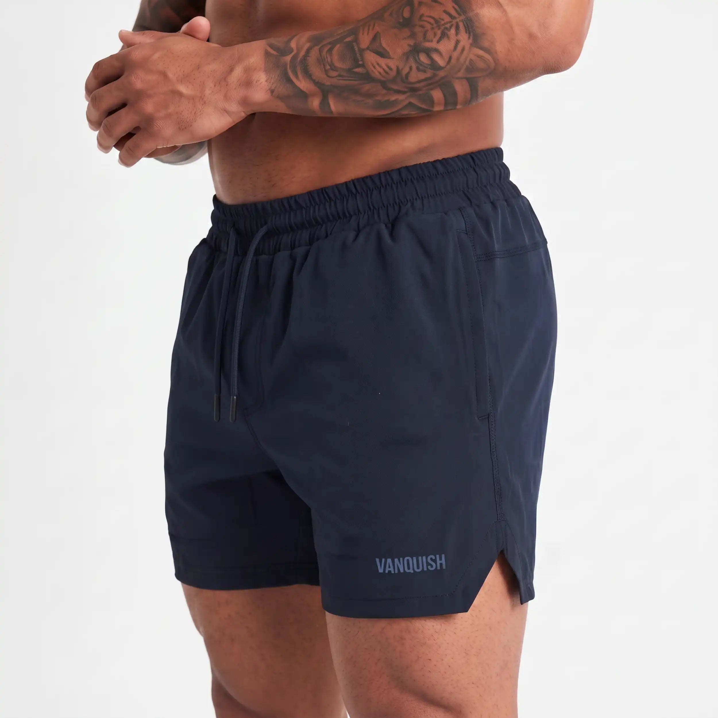 EVOLVE NAVY 4" PERFORMANCE SHORT