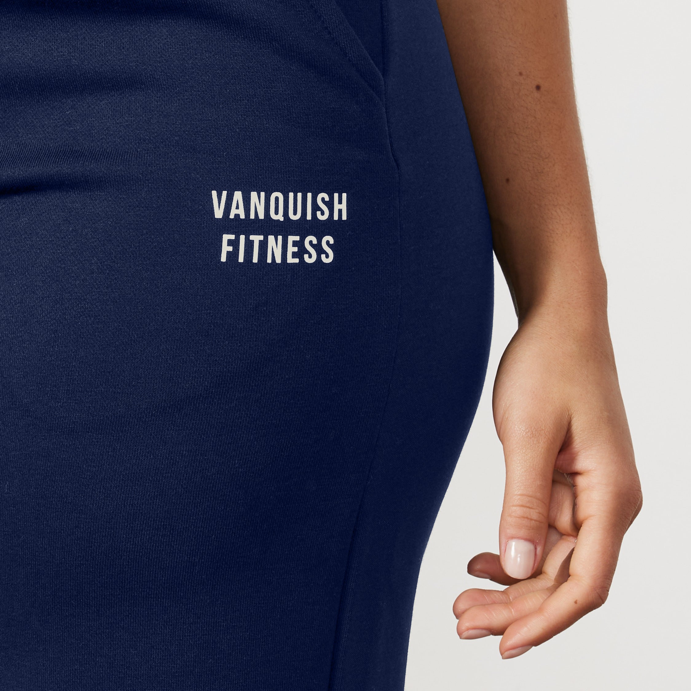 Vanquish Rejuvenate Navy Petite Wide Leg Sweatpants