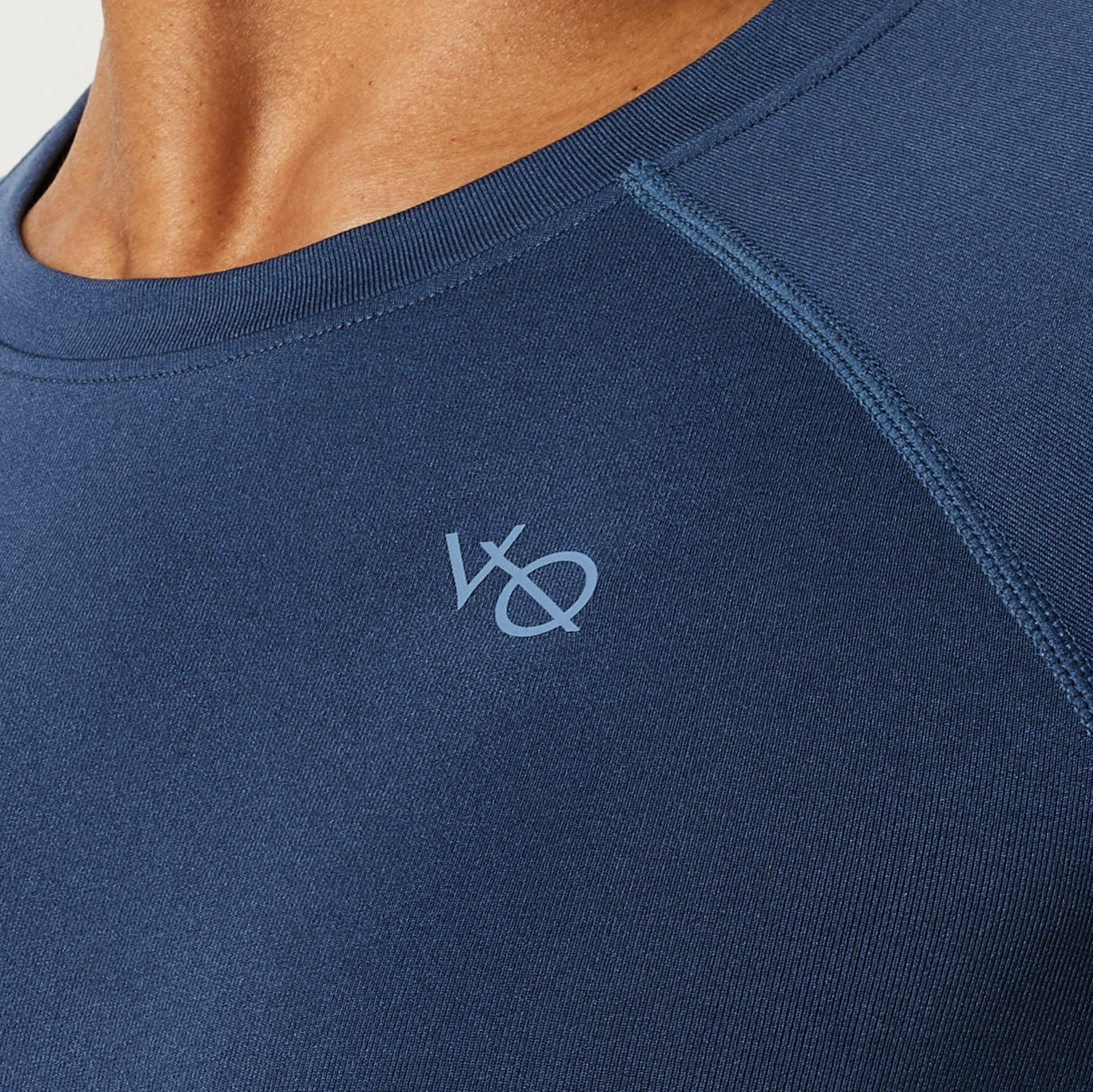 Vanquish Elevate Seamless Denim Blue Long Sleeve Top