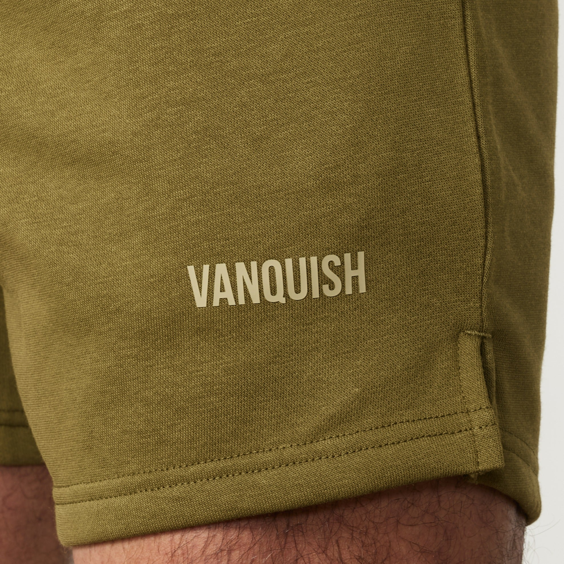 Vanquish Essential Olive Green Regular Fit Shorts