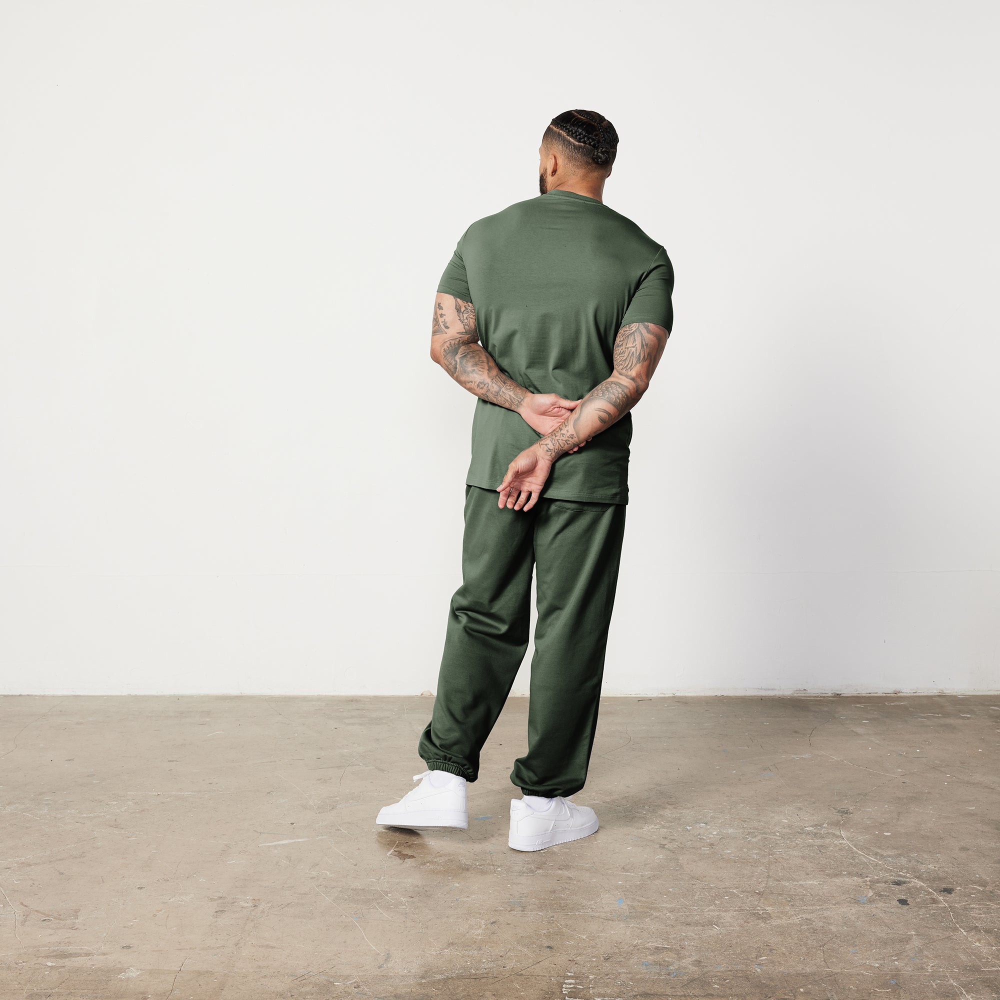 Vanquish Essential Forest Green Slim Fit Short Sleeve T Shirt