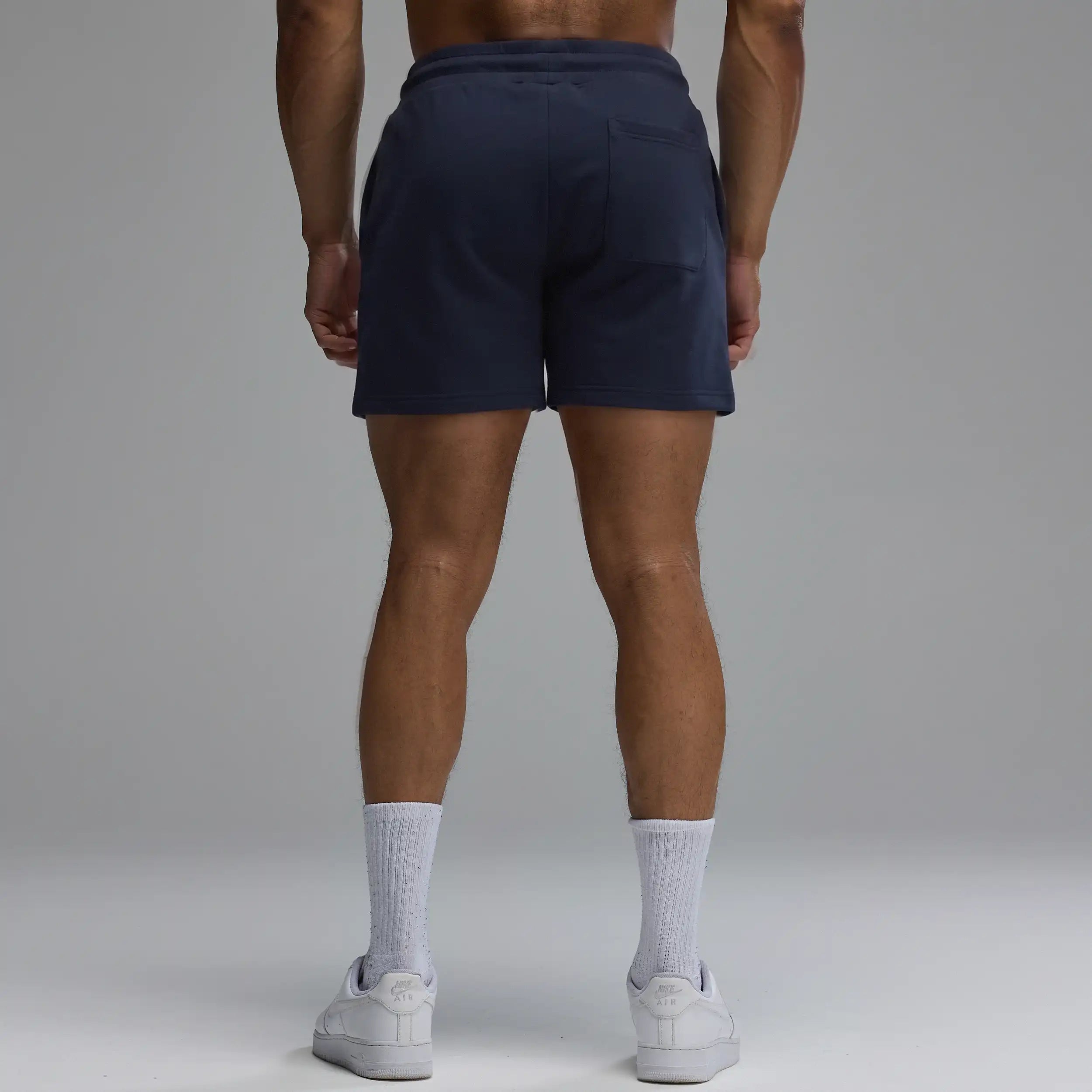 VANQUISH EVOLVE NAVY REGULAR FIT SWEAT SHORT