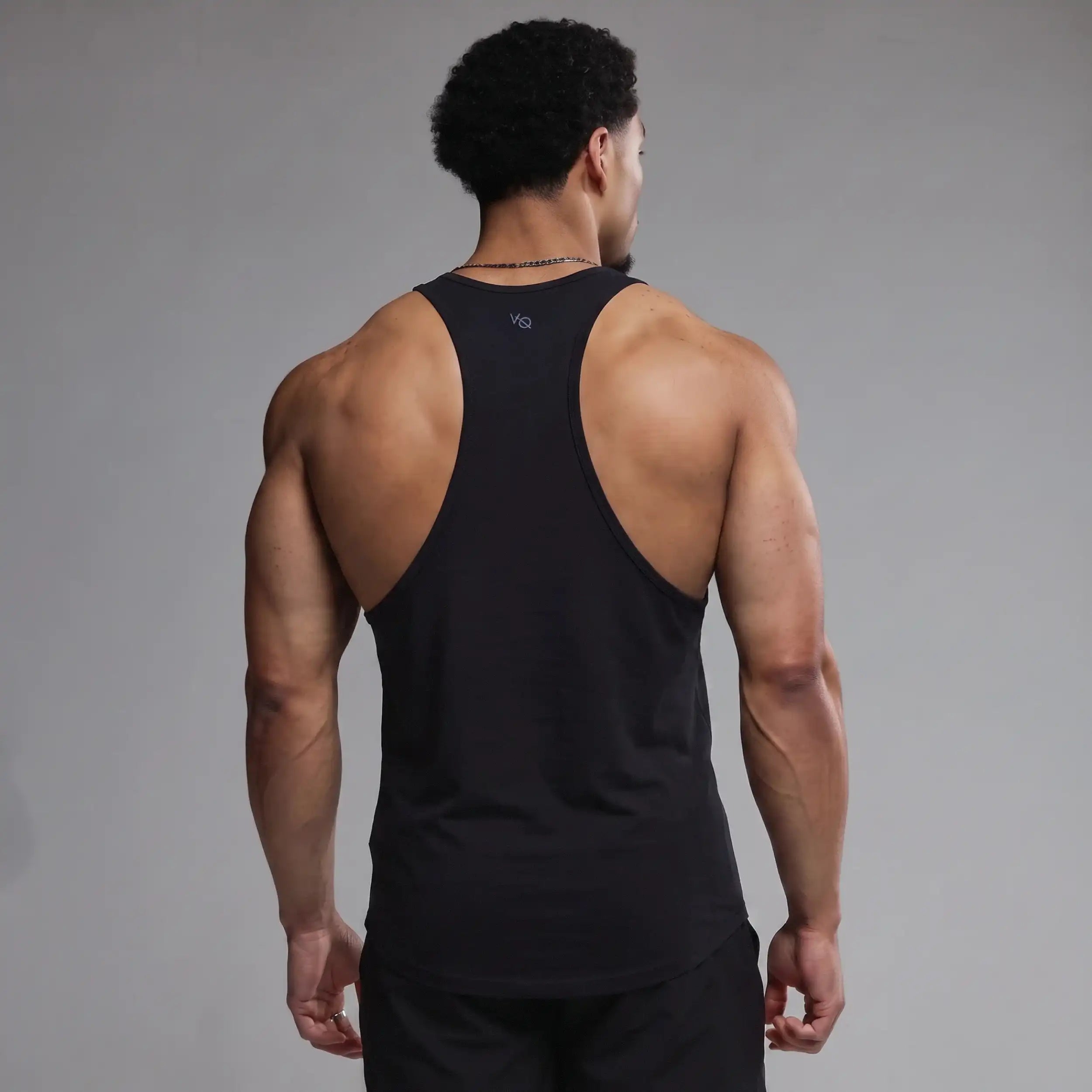 VANQUISH EVOLVE BLACK JERSEY STRINGER VEST