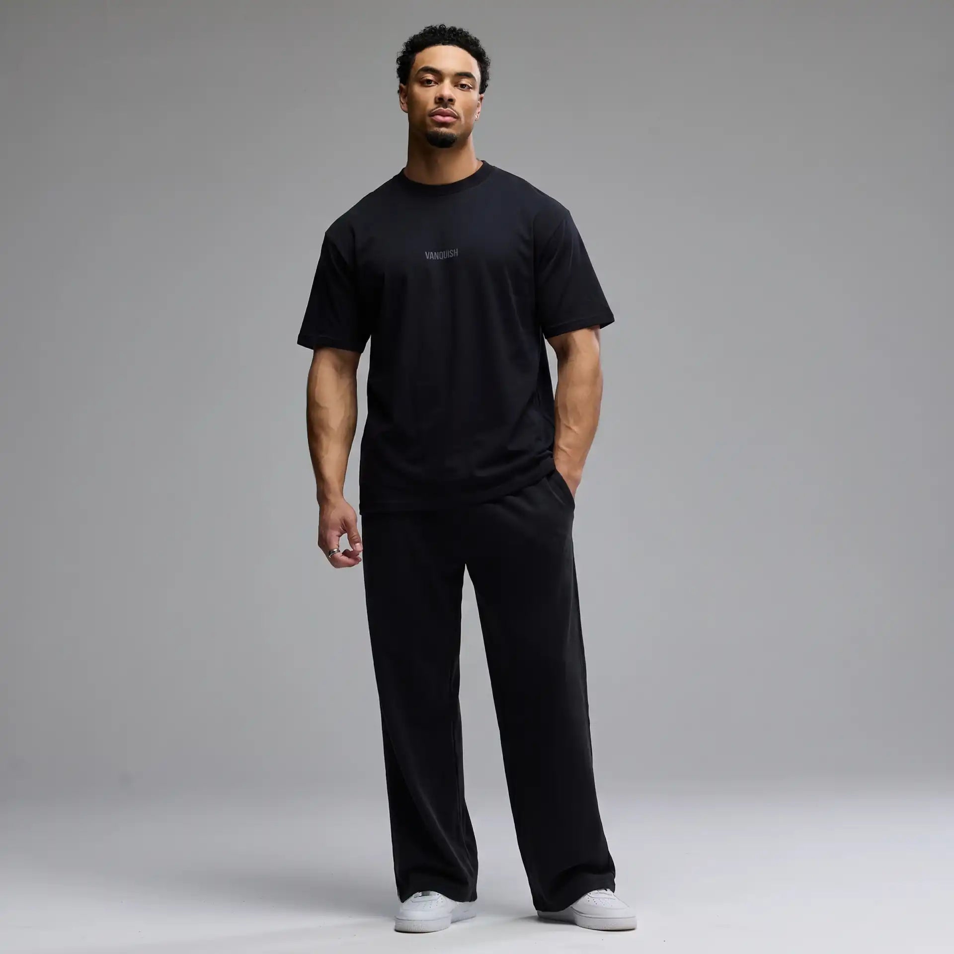 EVOLVE BLACK OVERSIZED T SHIRT