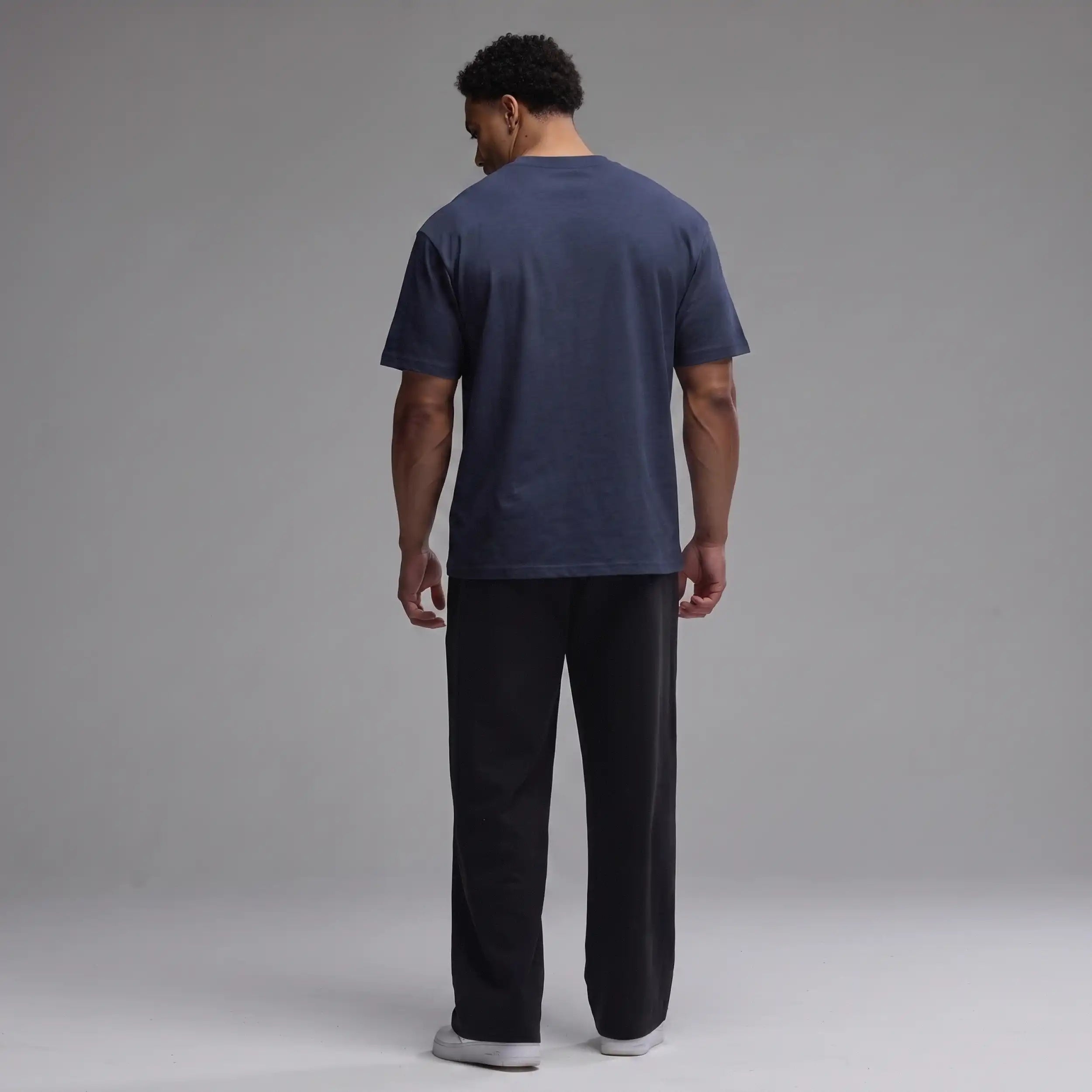 VANQUISH EVOLVE NAVY OVERSIZED JERSEY T SHIRT