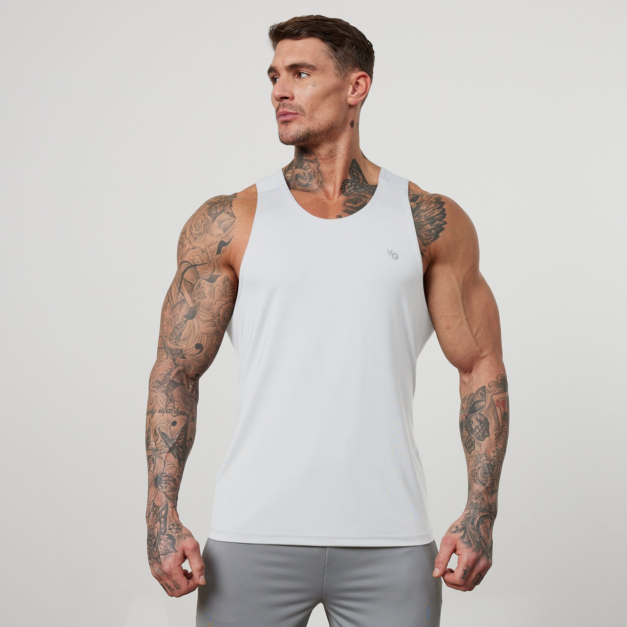 Vanquish Essential White Performance Tank Top