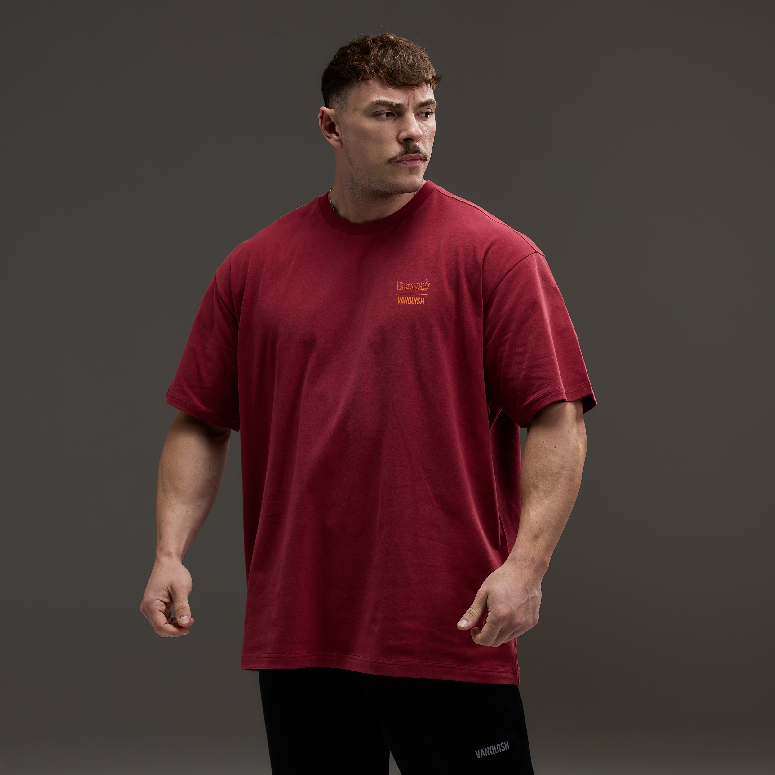 Vanquish DBS Goku Red Oversized T Shirt