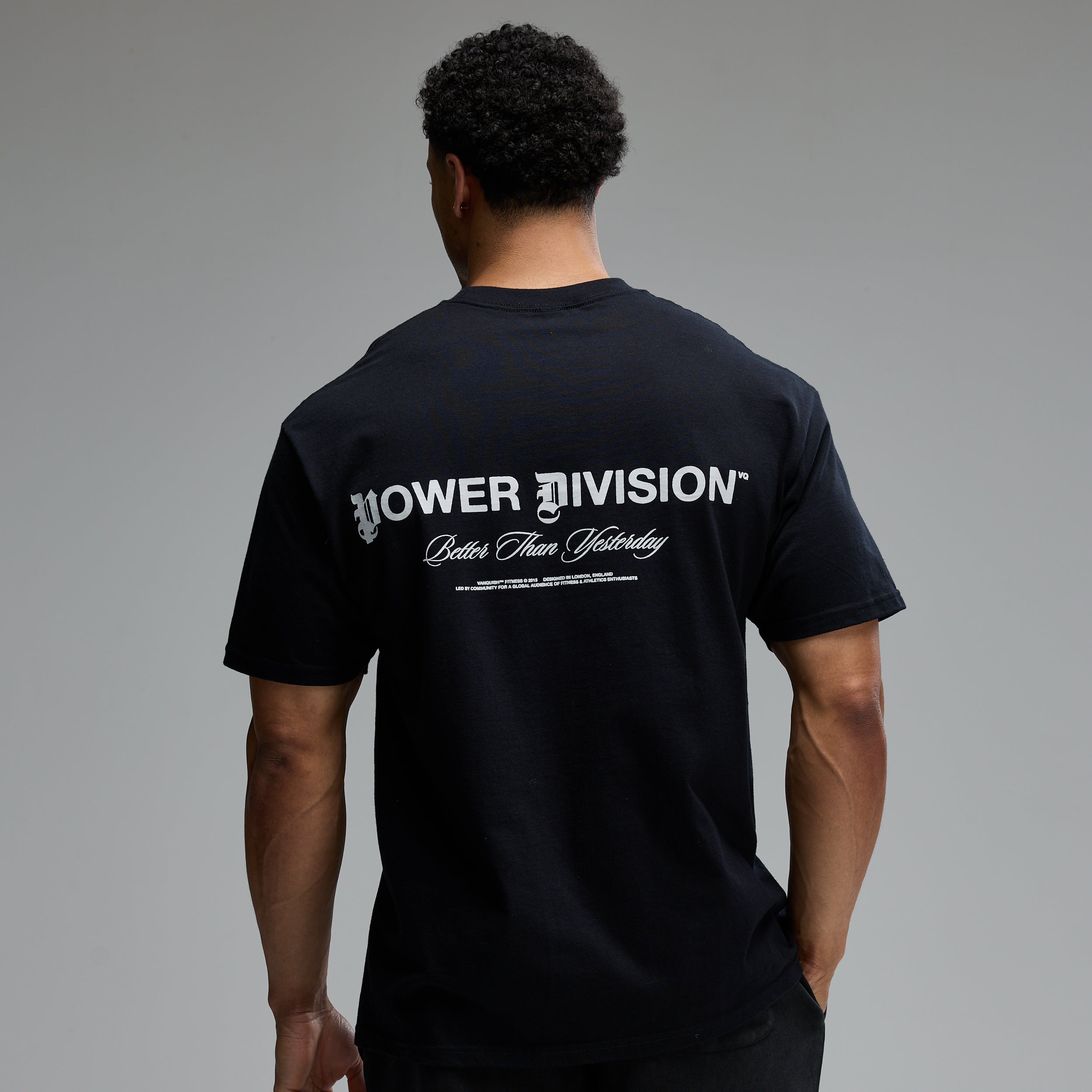REVOLVE POWER DIVISION BLACK OVERSIZED BOXY T SHIRT