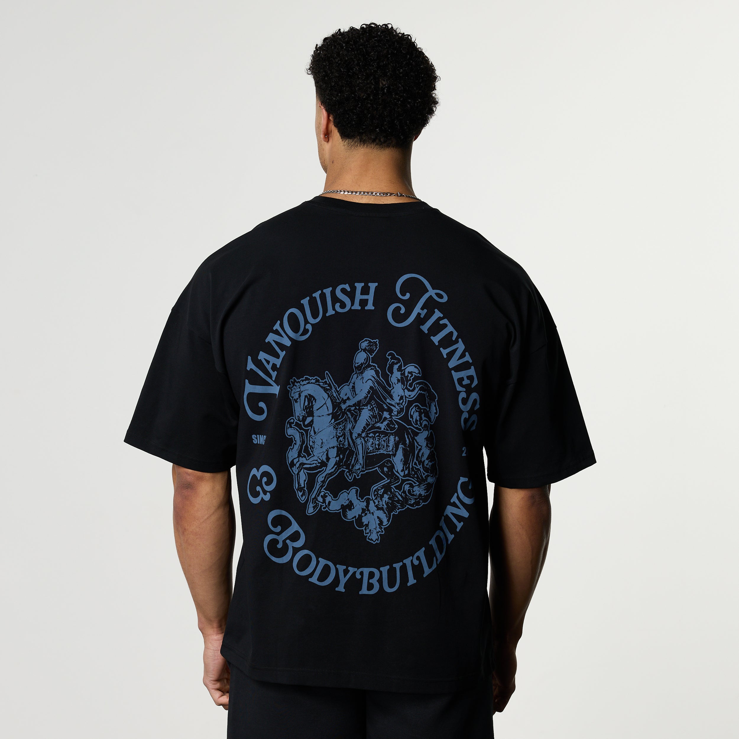 CAMELOT BLACK OVERSIZED T SHIRT