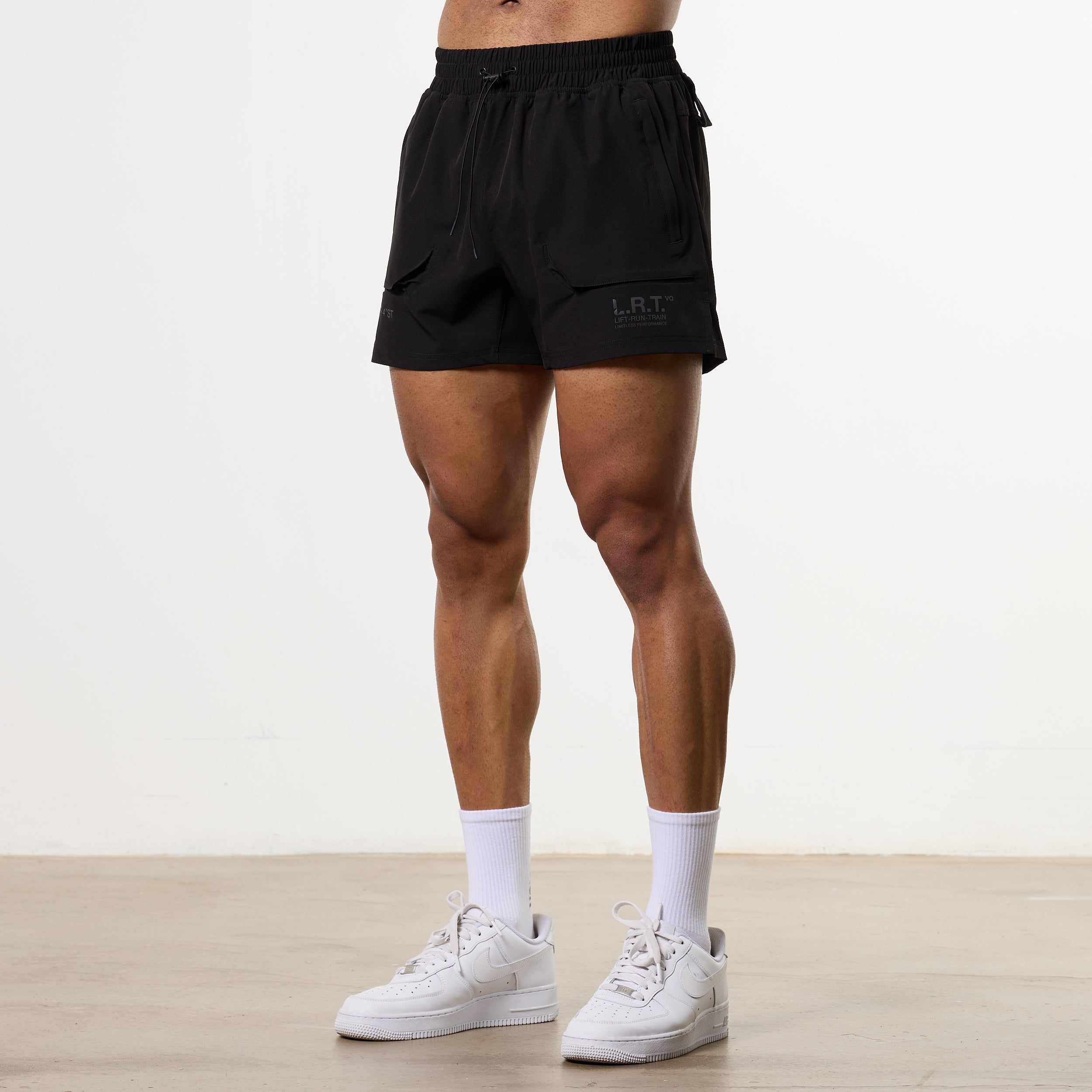 LRT Black Performance 4"Shorts