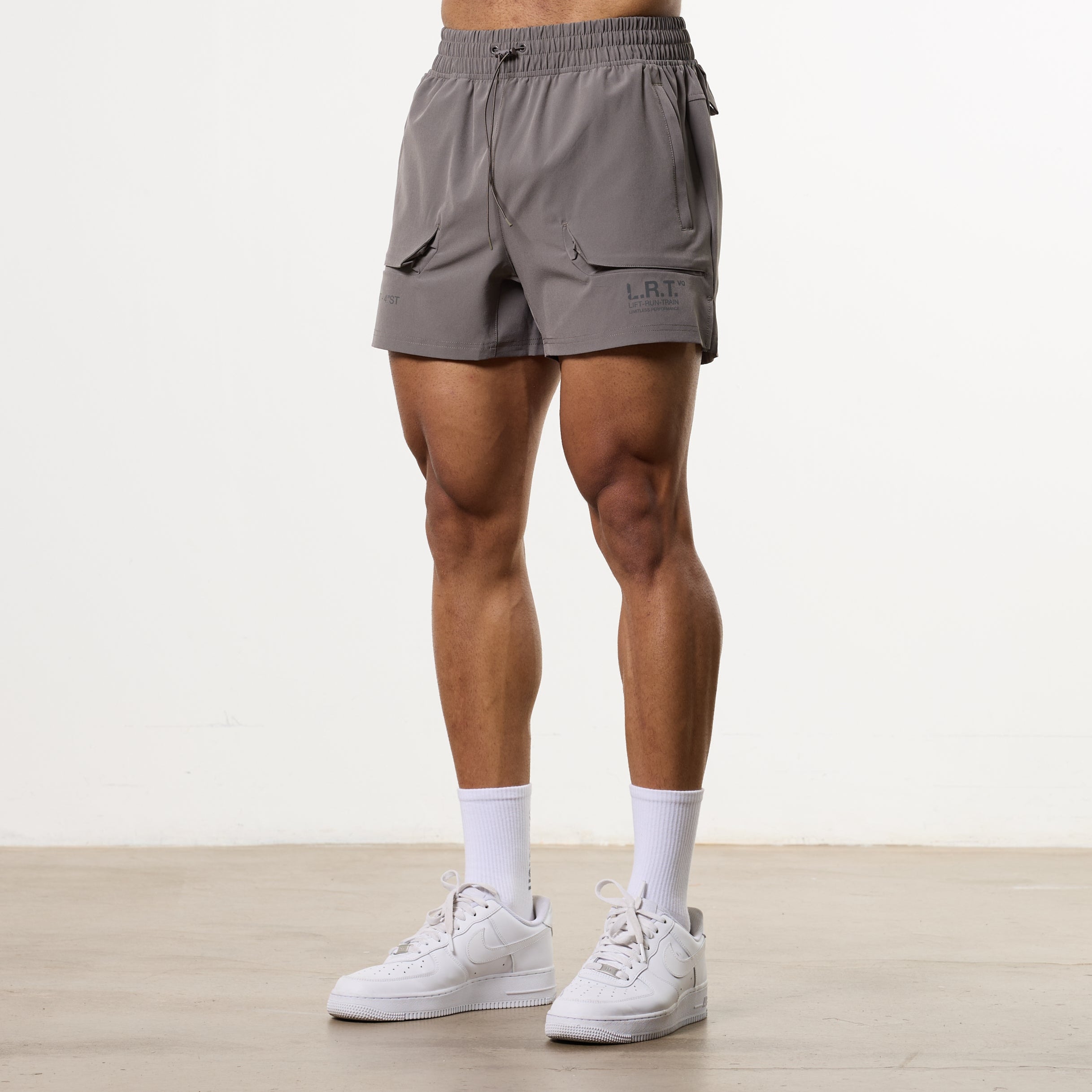 LRT Grey Performance 4"Shorts