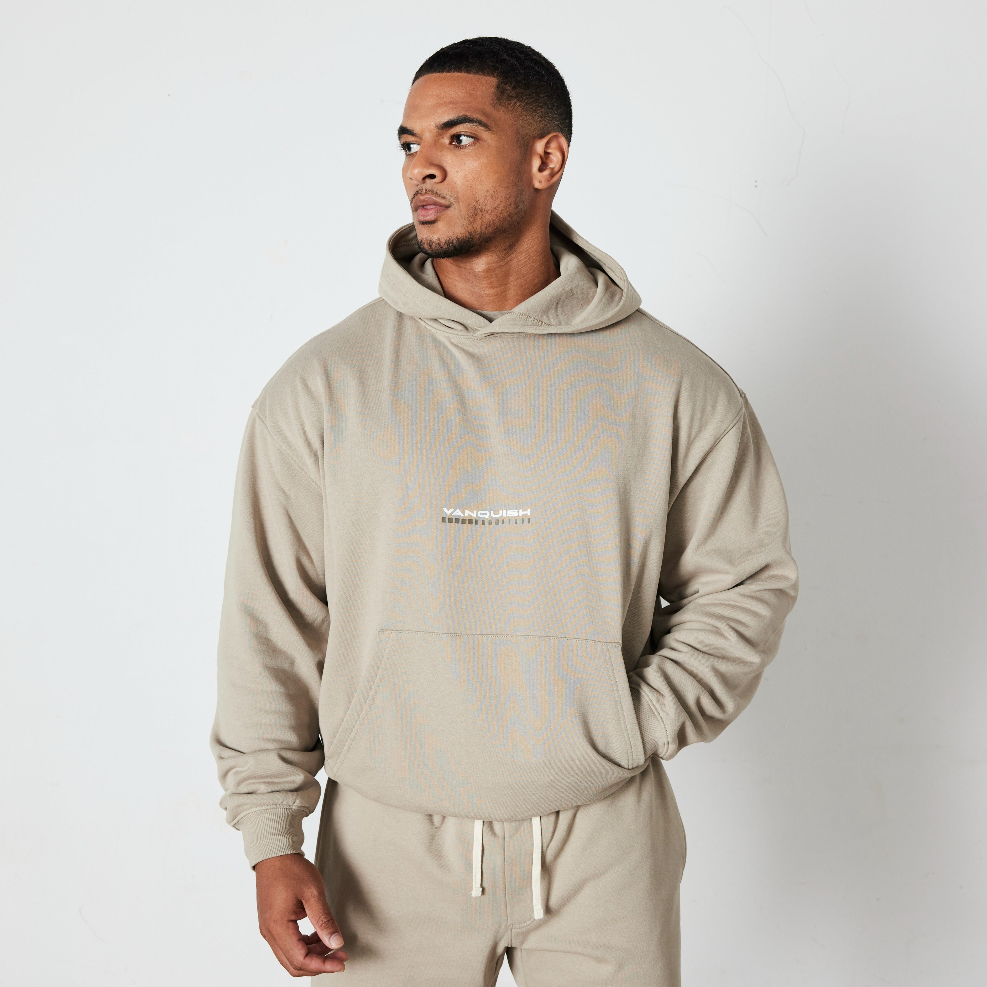 Vanquish Stone Athletics Division Oversized Pullover Hoodie