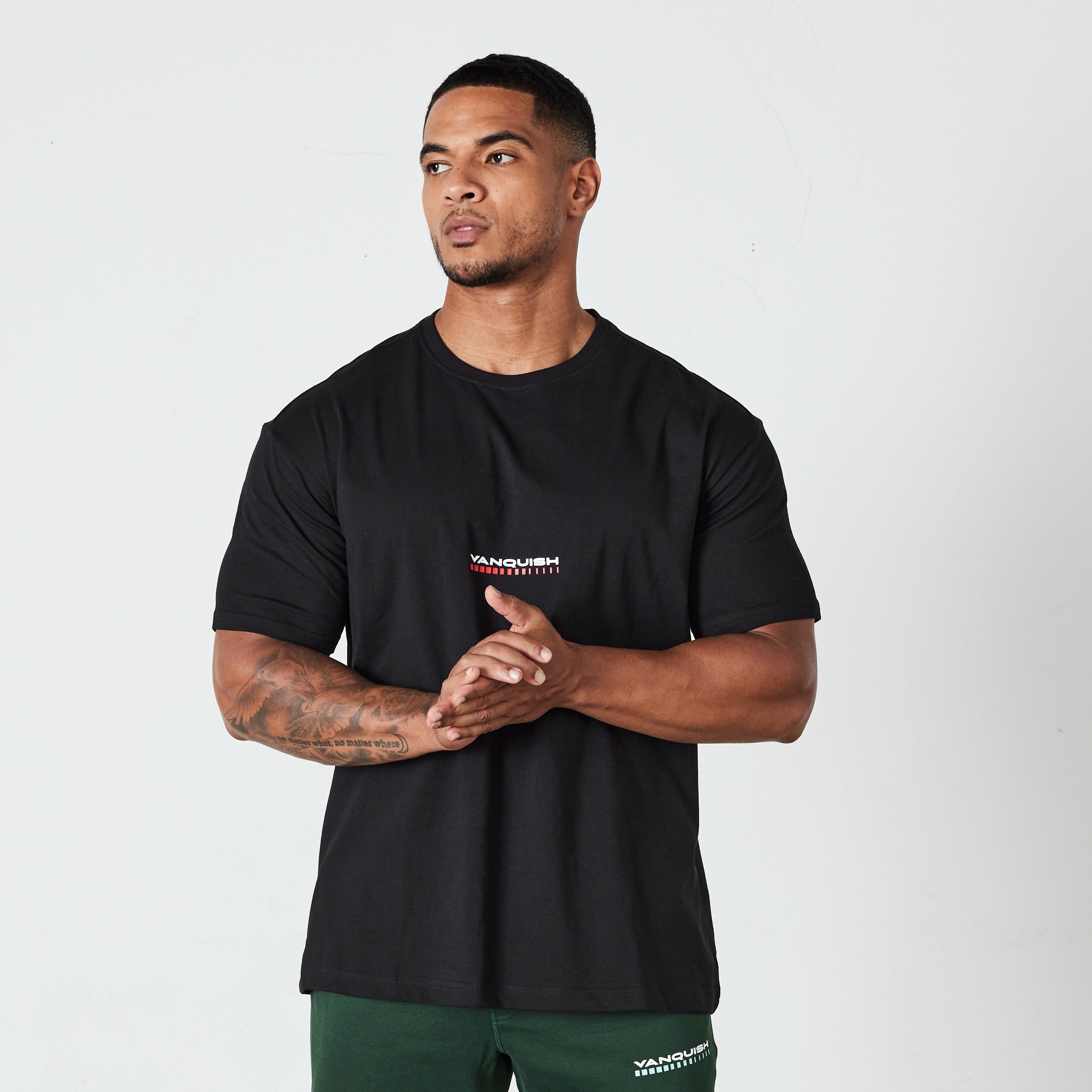 Vanquish Black Athletics Division Oversized T Shirt