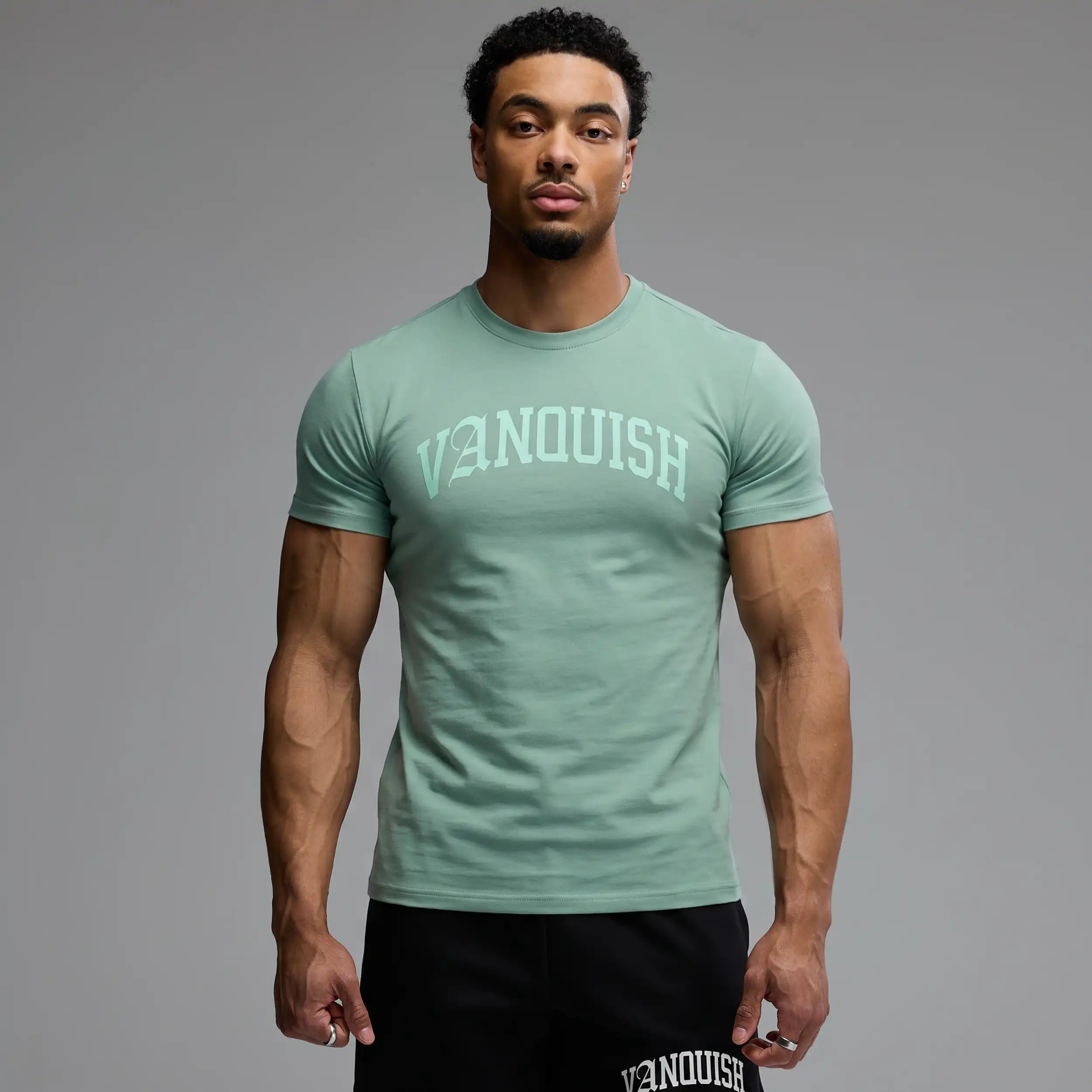 EVOLVE ARCH PASTEL MINT SLIM FIT T SHIRT
