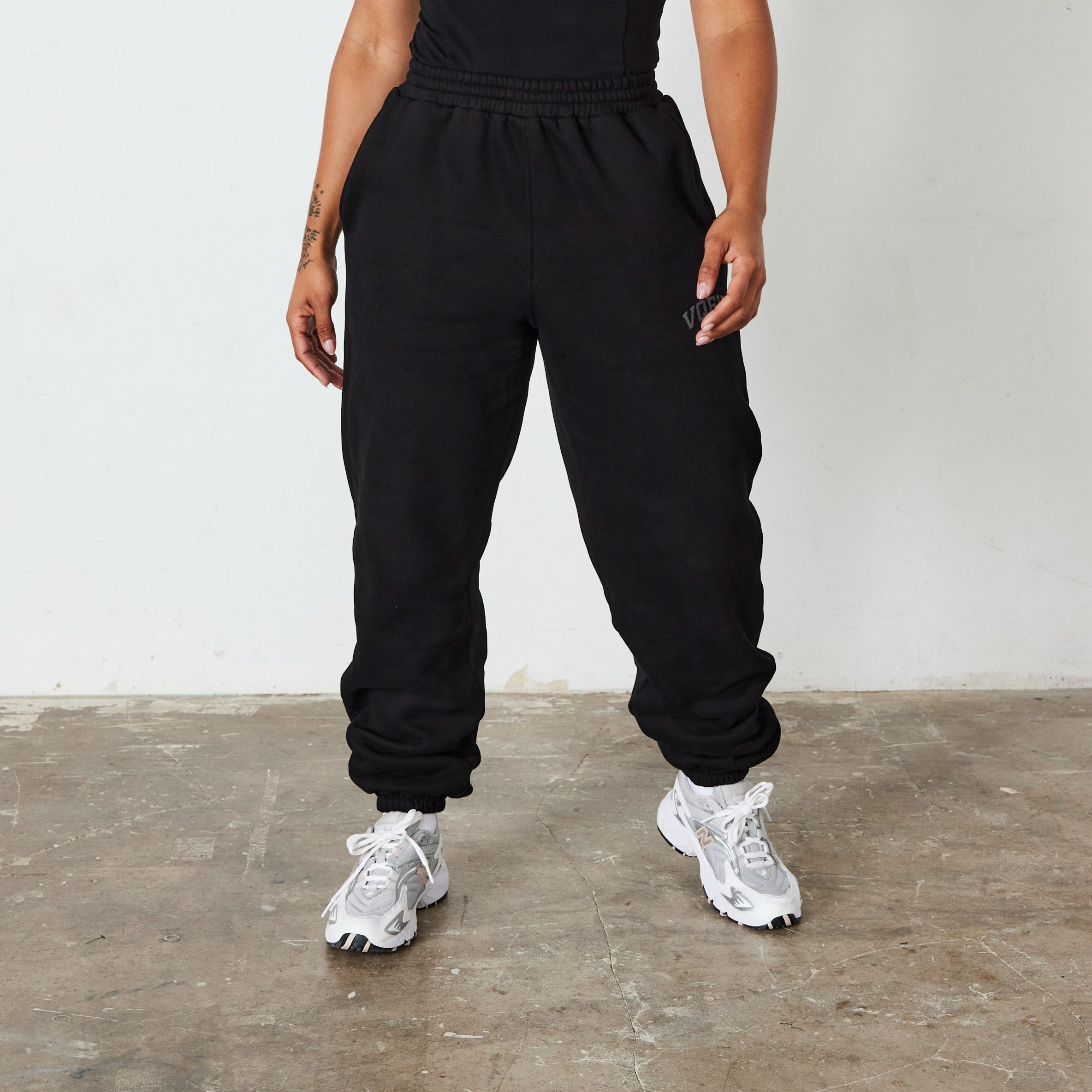 Vanquish Jet Black VQFIT Oversized Sweatpants