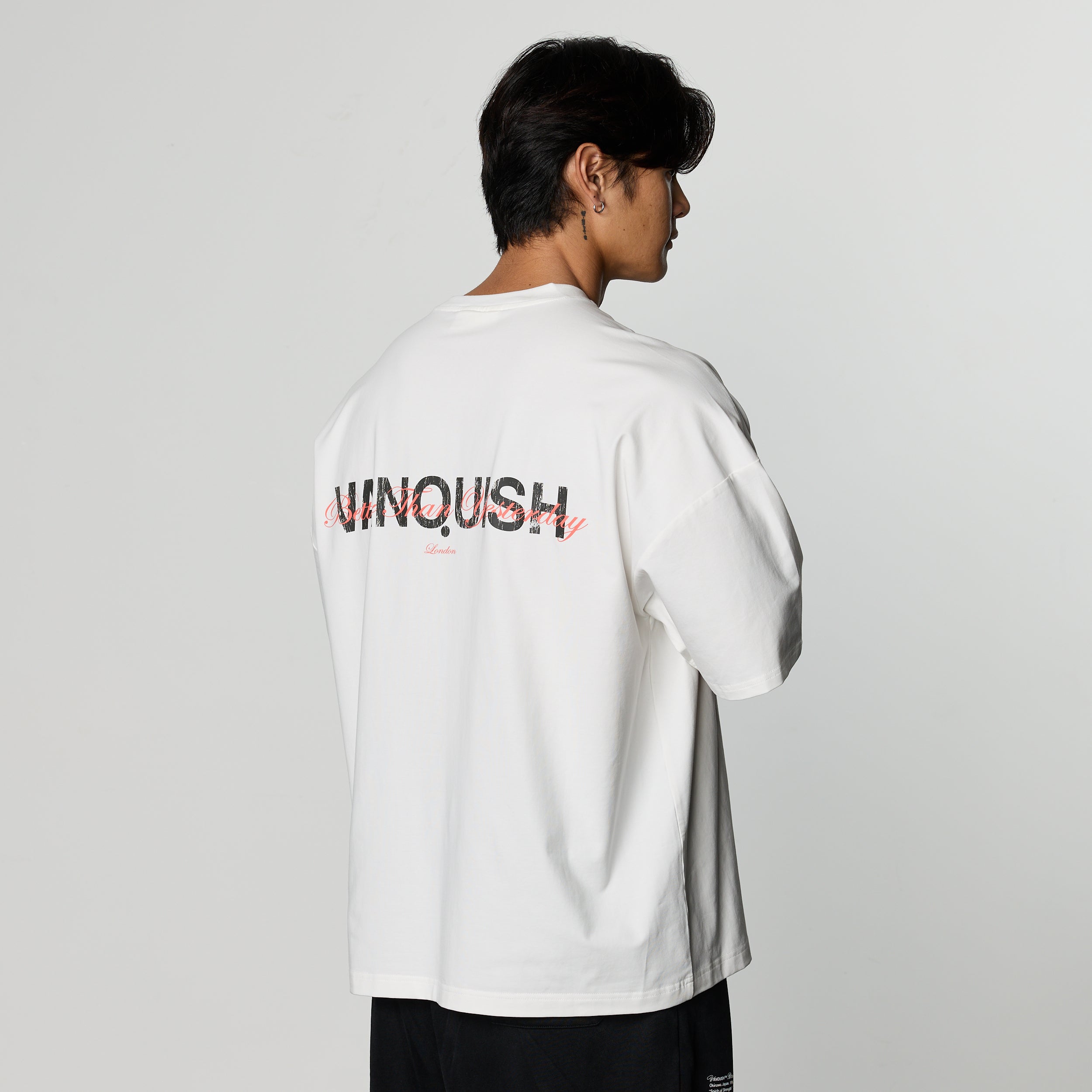 VQ x Shintaro Hibiscus White Boxy Oversized T-Shirt