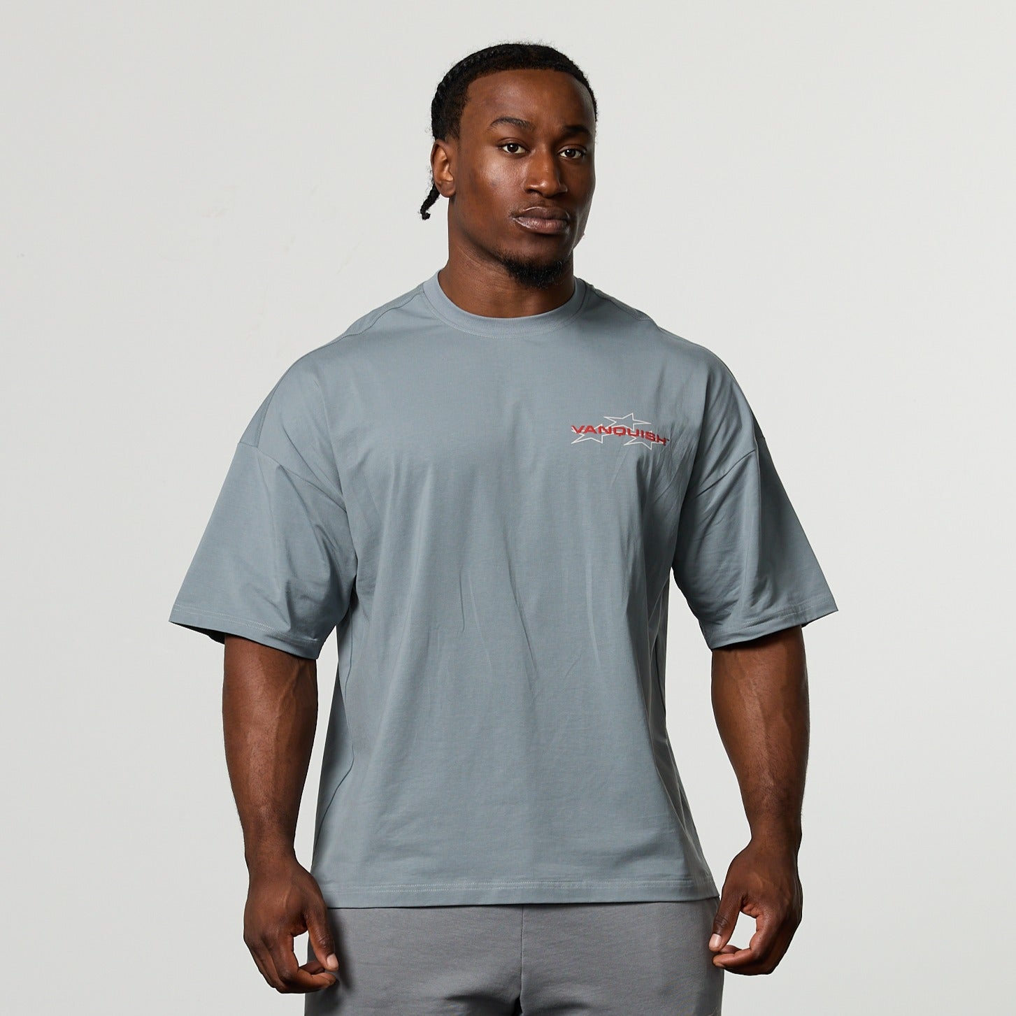 QUICKSTRIKE SLATE BOXY OVERSIZED T SHIRT