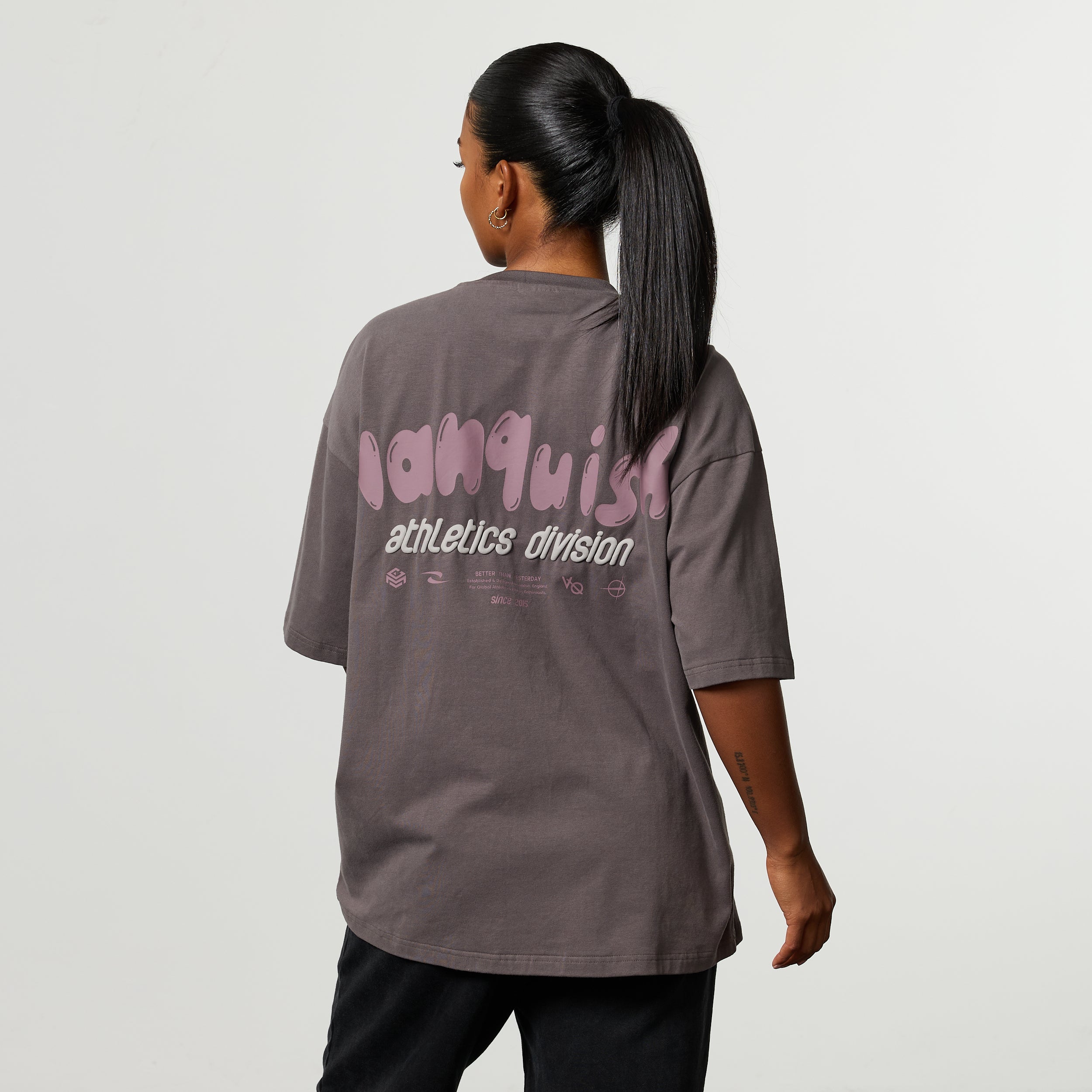 BUBBLE LIQUORICE OVERSIZED T SHIRT
