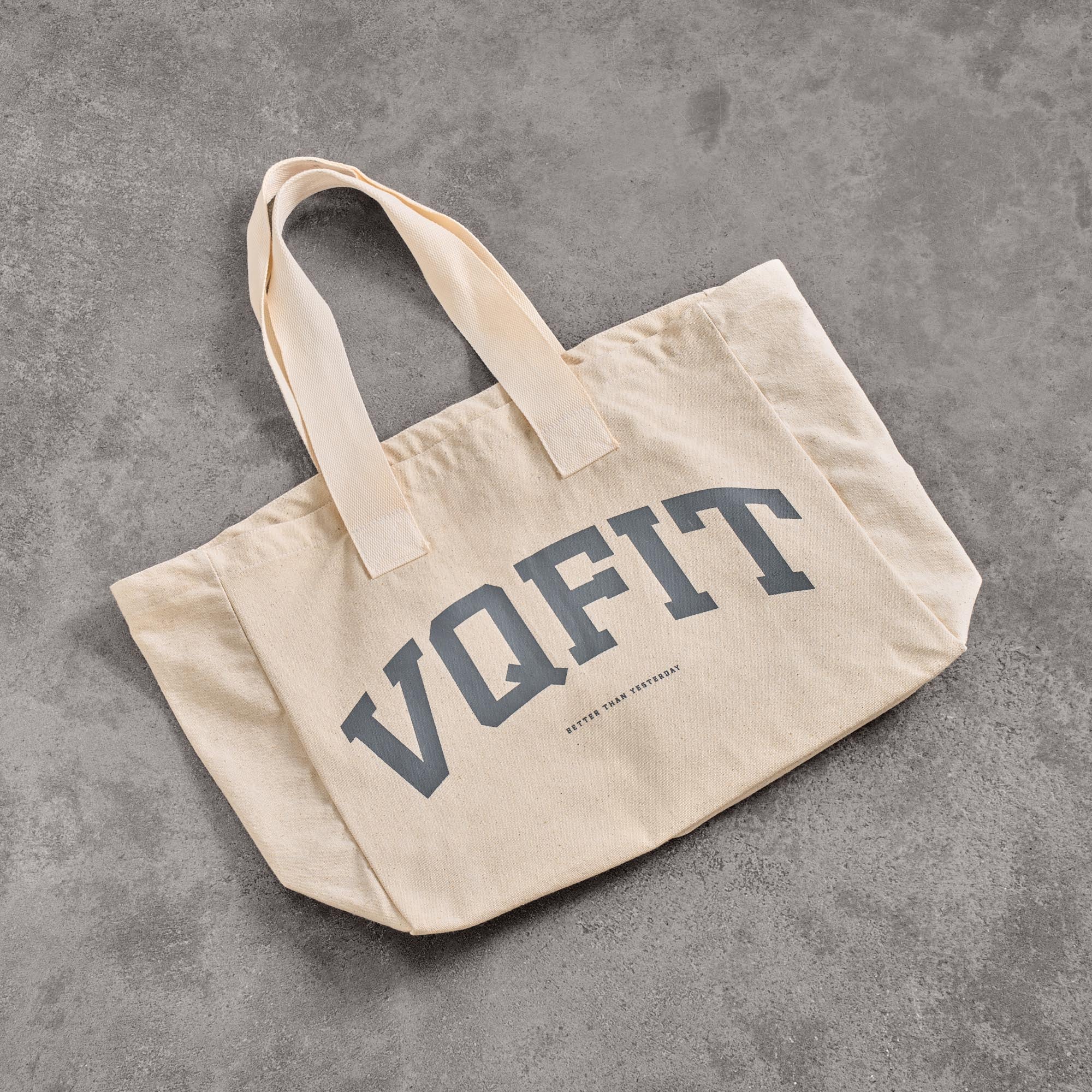 White VQFIT Tote Bag
