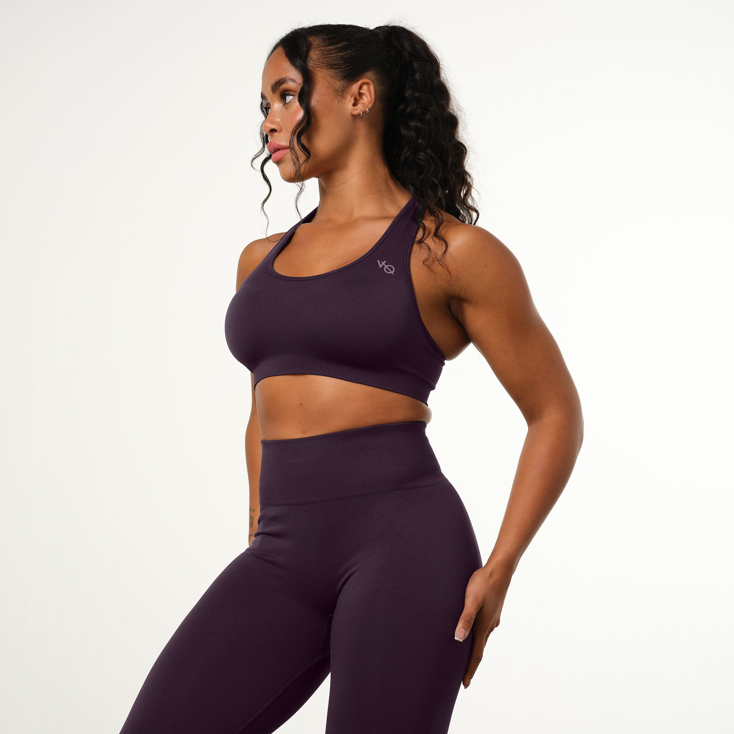 Vanquish Elevate Seamless Plum Support Bra