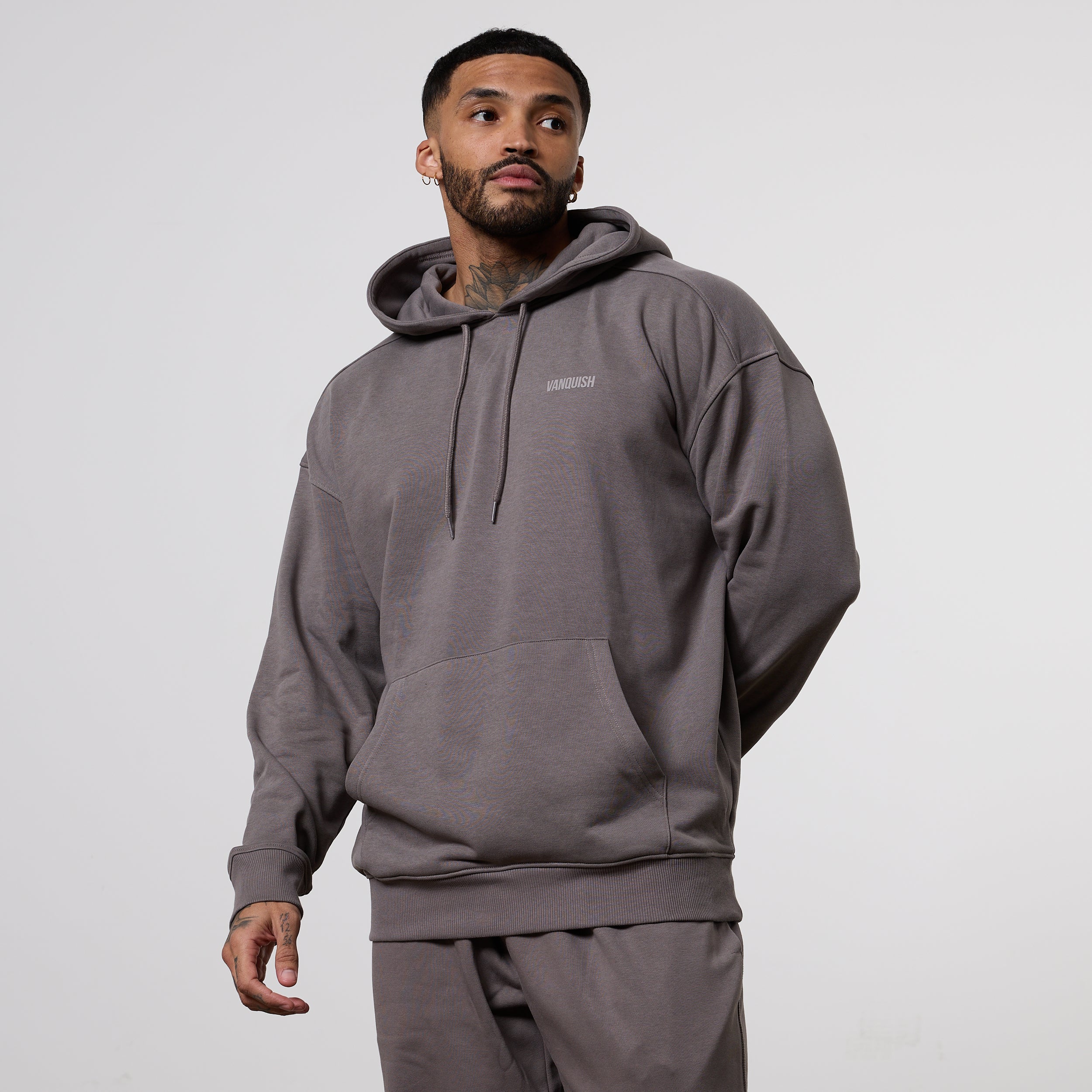 Vanquish Essential Mushroom Oversized Pullover Hoodie