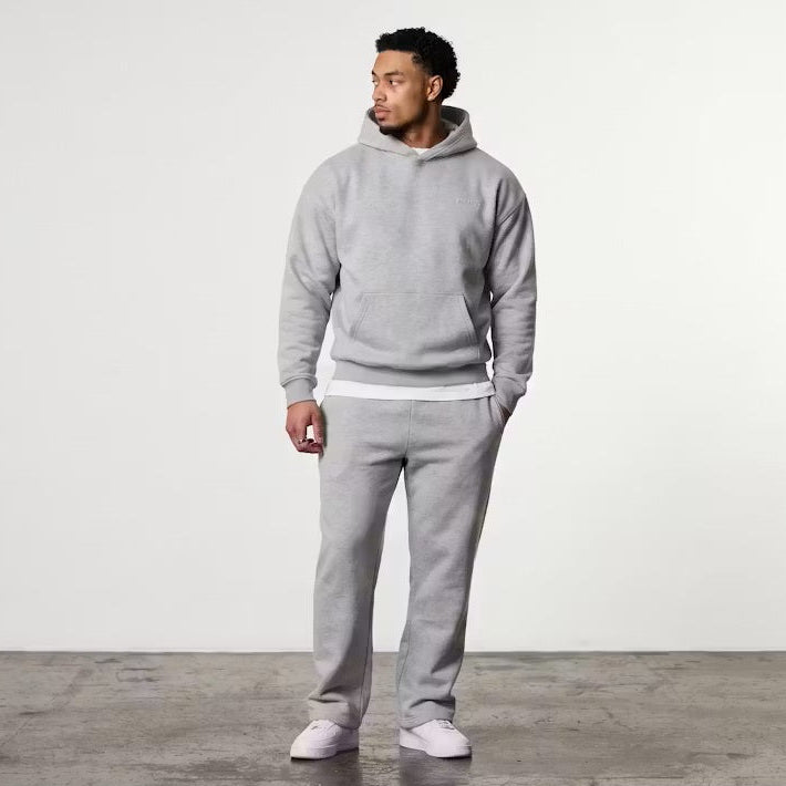 EVOLVE LIGHT GREY MARL HOODIE & SWEATPANTS SET