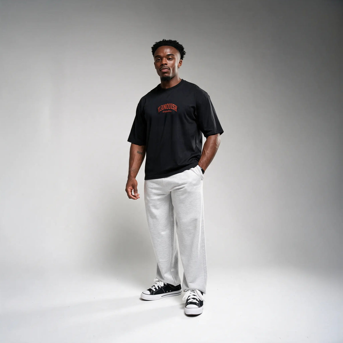 Grunge Black Oversized T Shirt