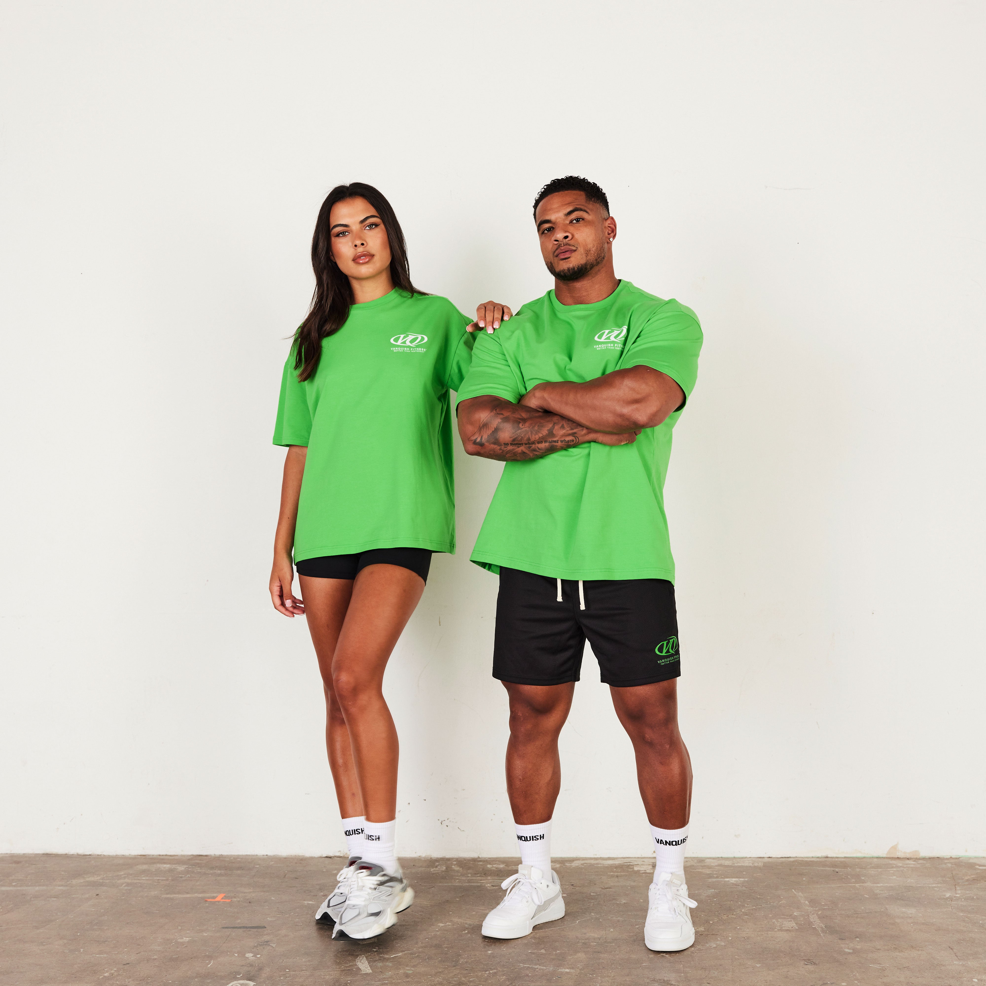 Vanquish TSP Neon Green Racing Oversized T Shirt