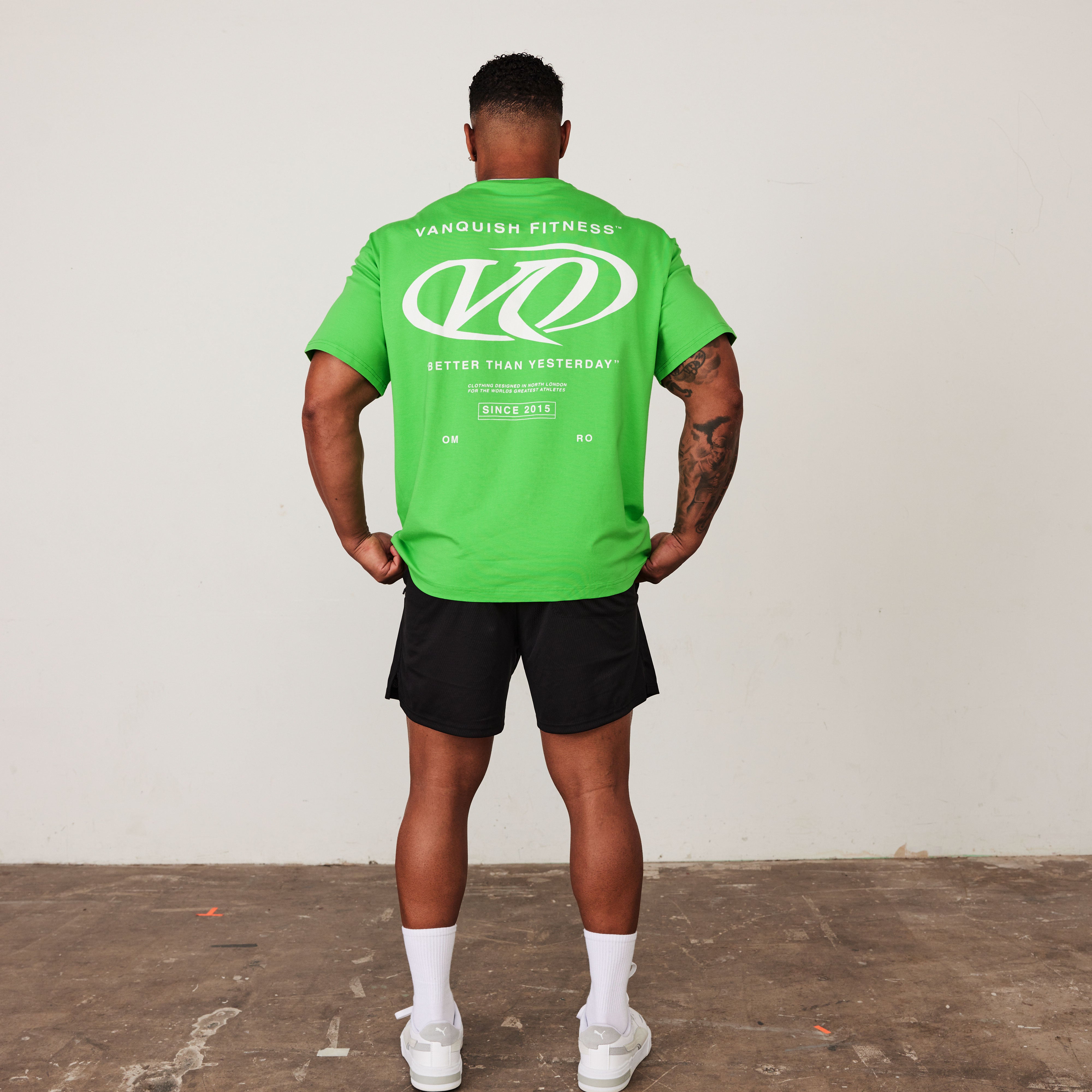 Vanquish TSP Neon Green Racing Oversized T Shirt