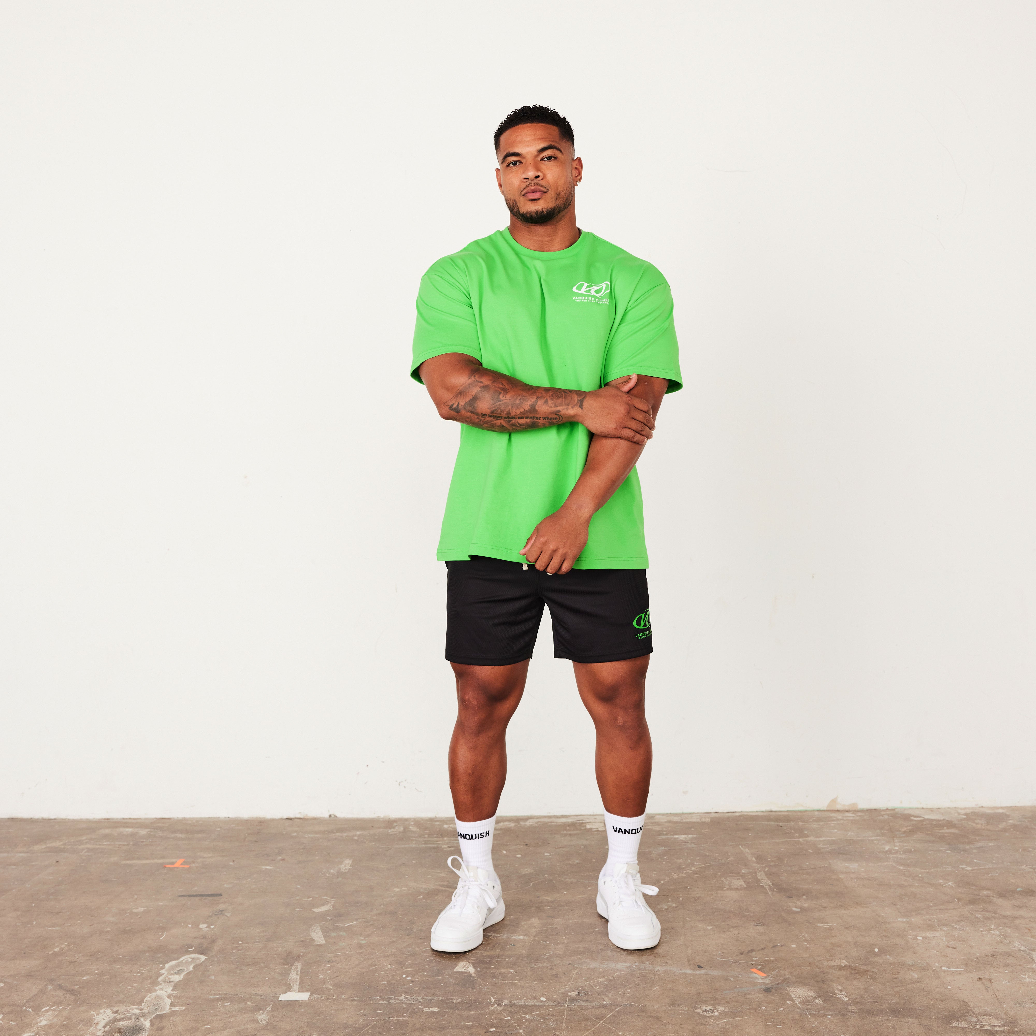 Vanquish TSP Neon Green Racing Oversized T Shirt