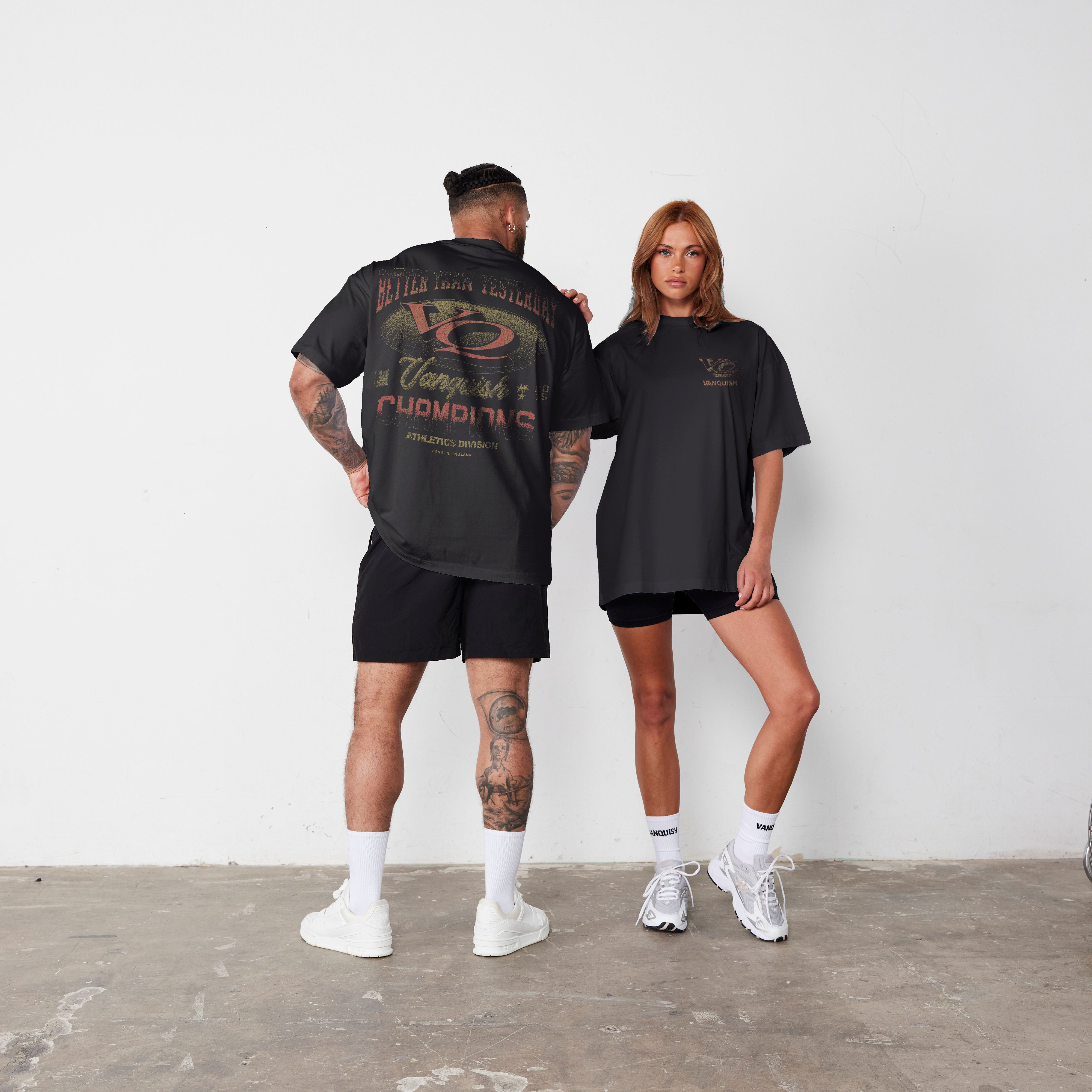 Vanquish Revolve Heritage Star Black Oversized T Shirt