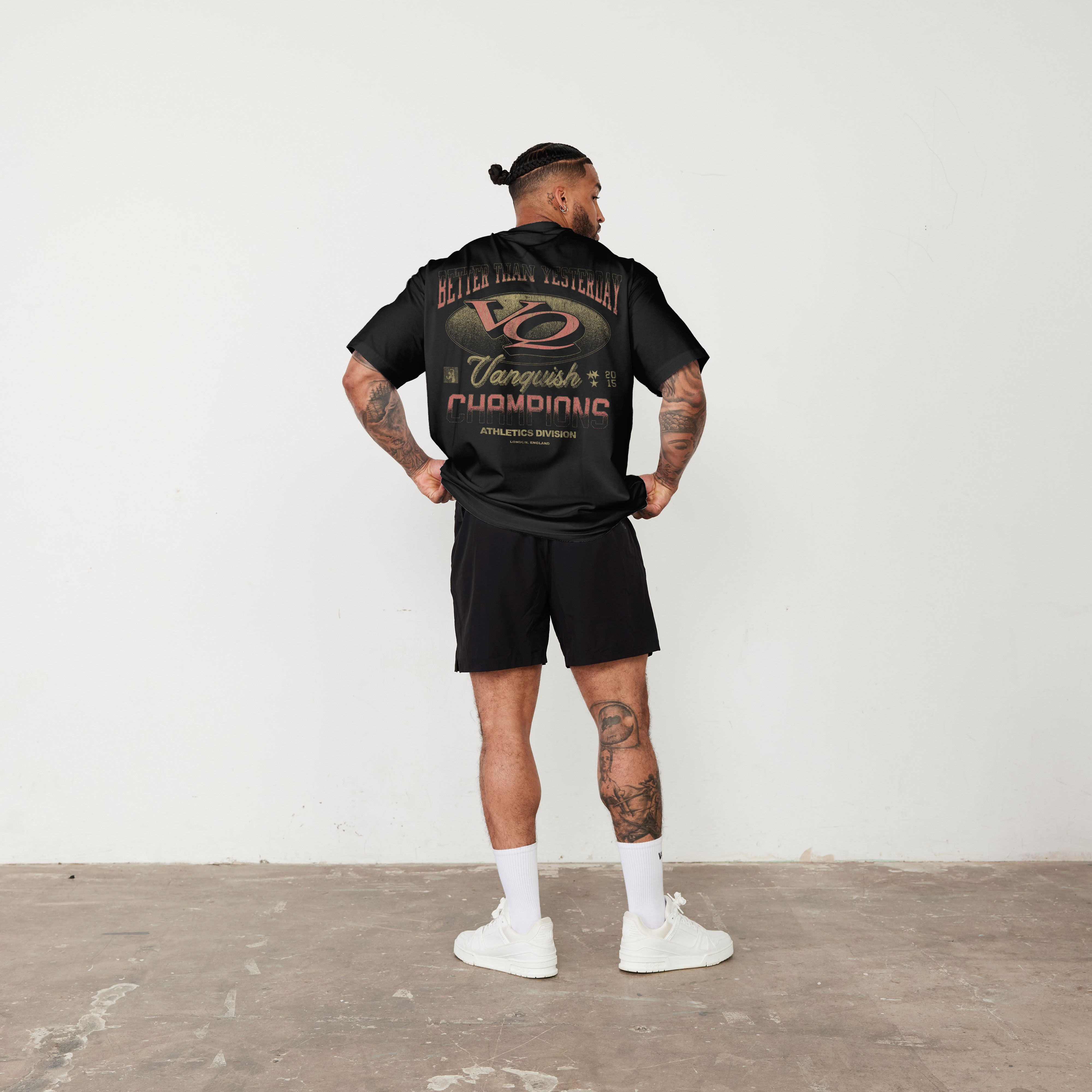 Vanquish Revolve Heritage Star Black Oversized T Shirt