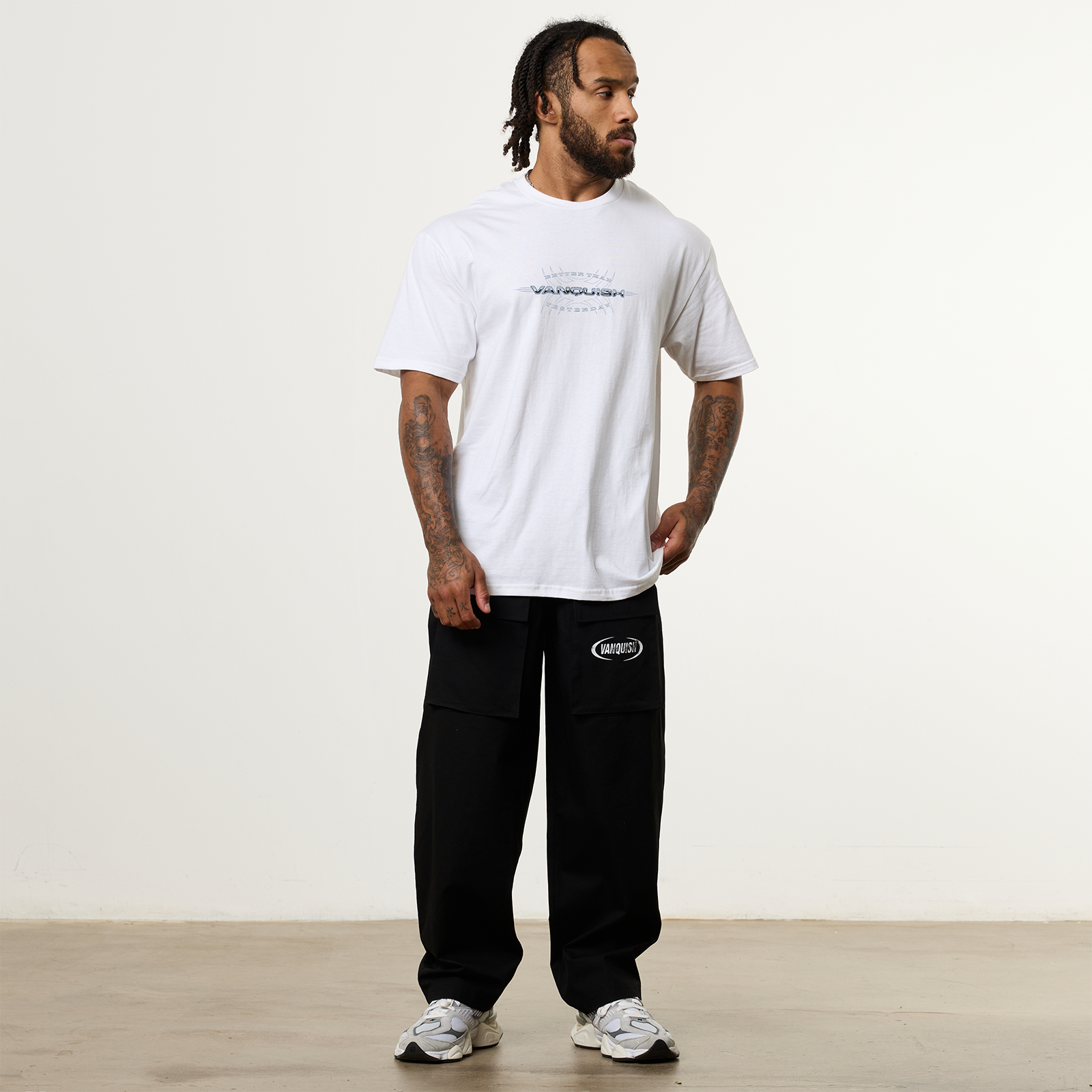 REVOLVE HYPER CHROME WHITE OVERSIZED TEE
