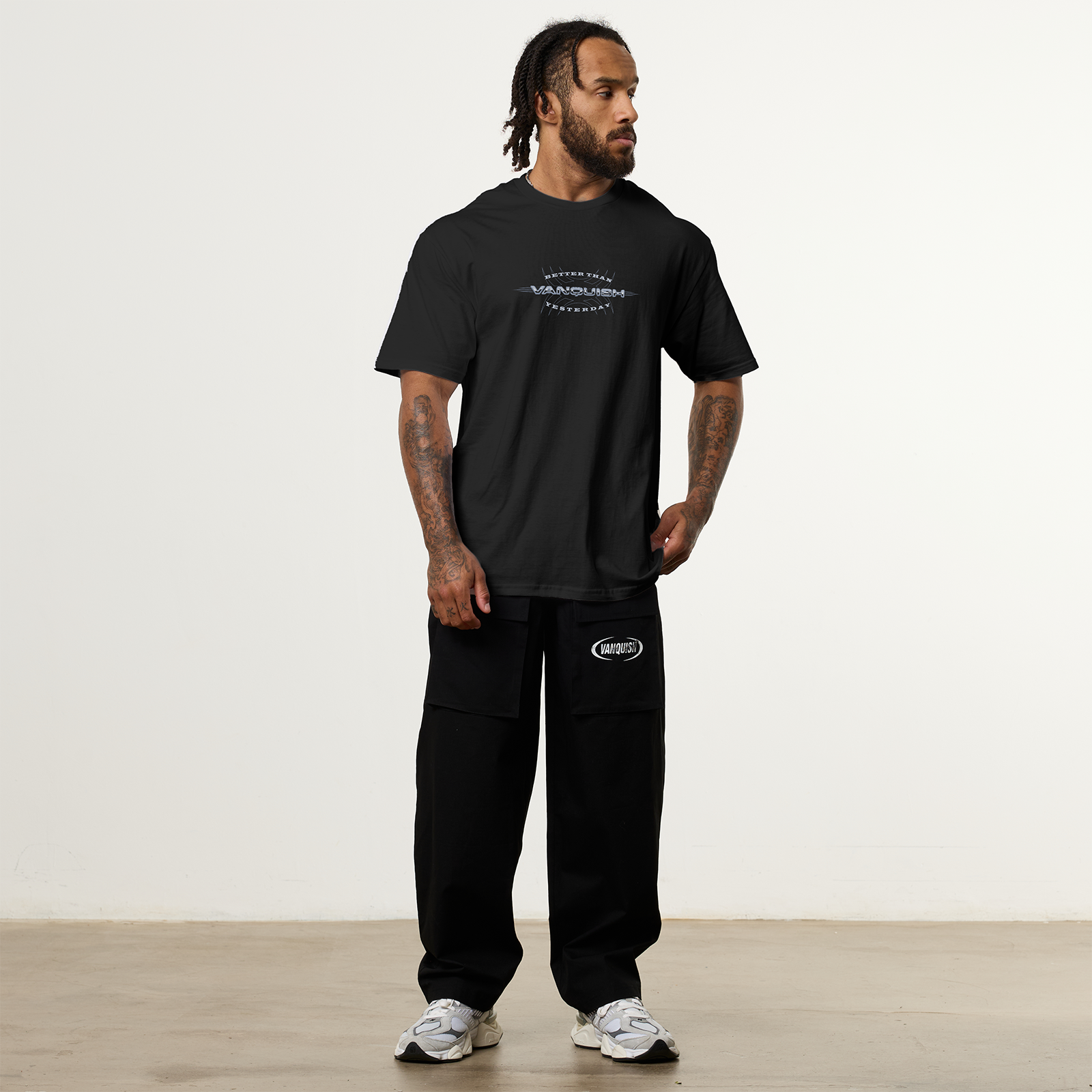 REVOLVE HYPER CHROME BLACK OVERSIZED TEE