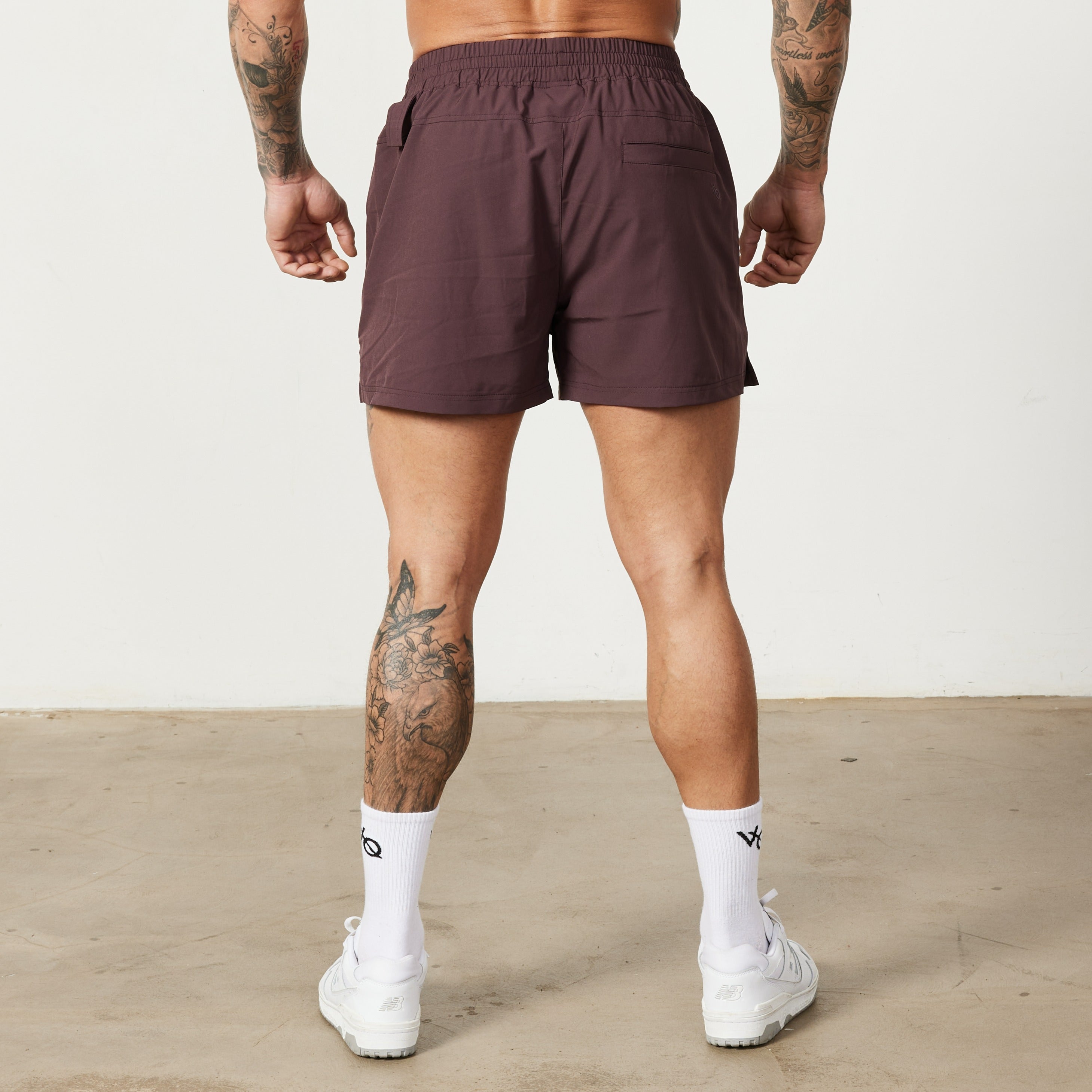 Vanquish Utility Plum 4" Shorts