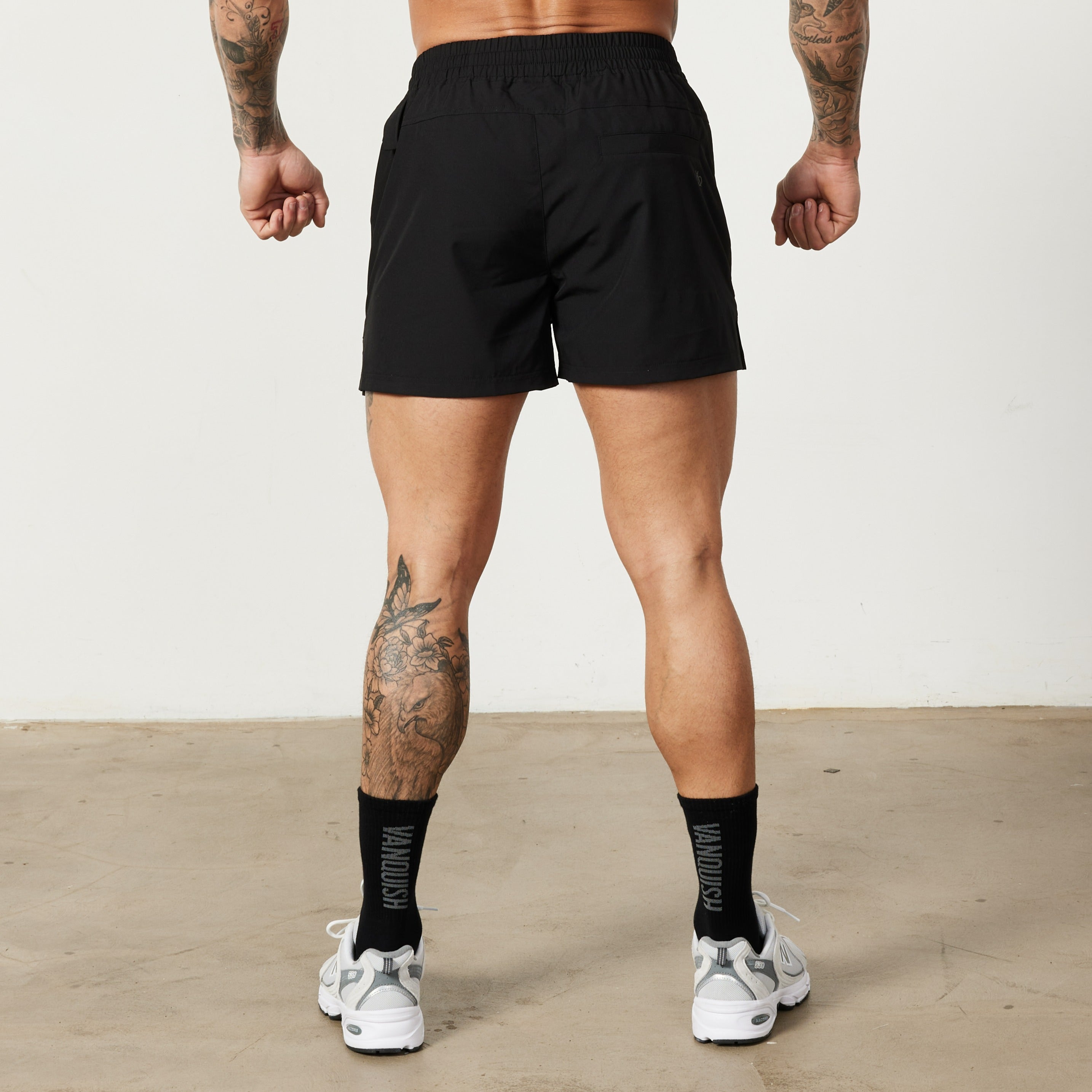 Vanquish Utility-Shorts, schwarz, 4 Zoll