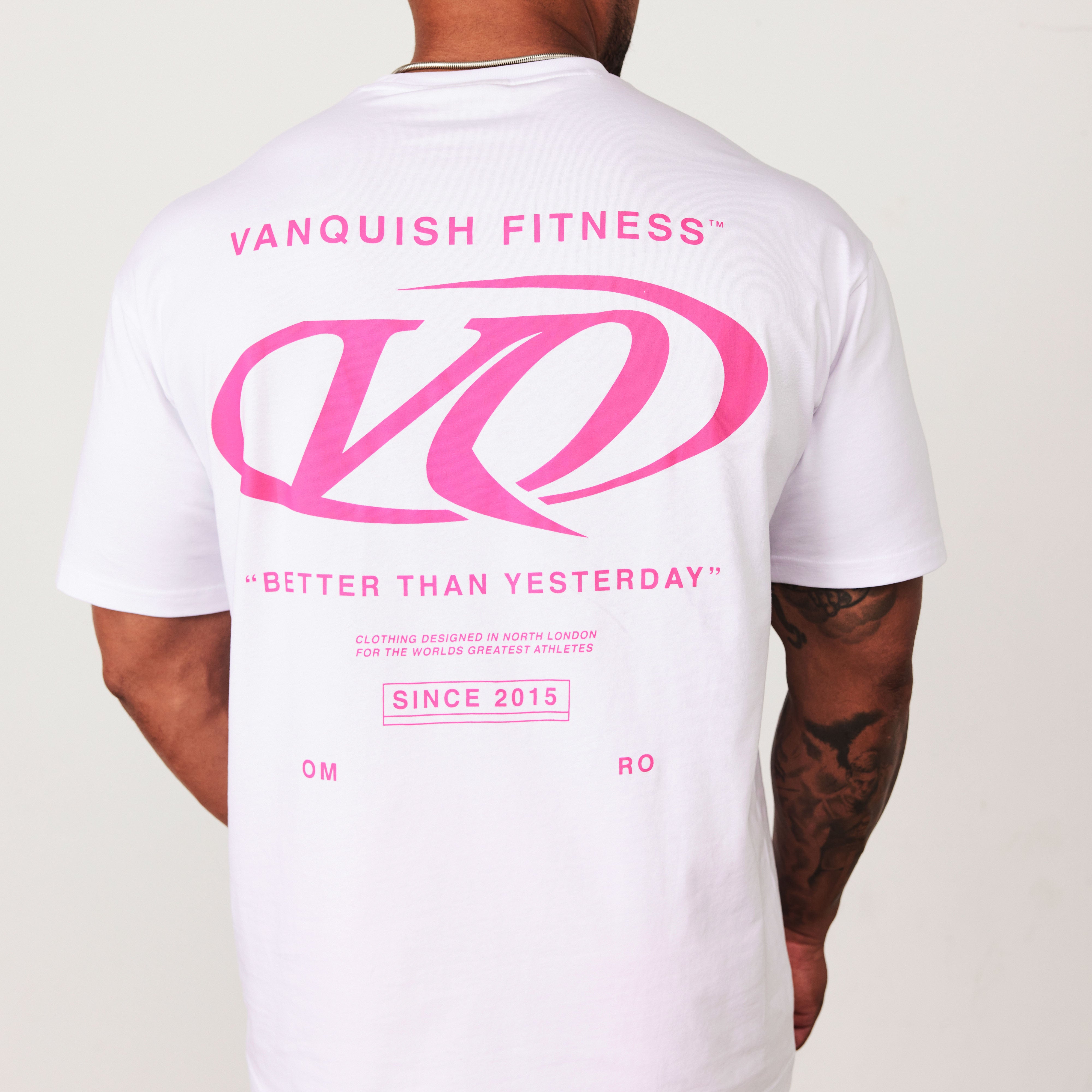 Vanquish TSP White Racing Oversized T Shirt