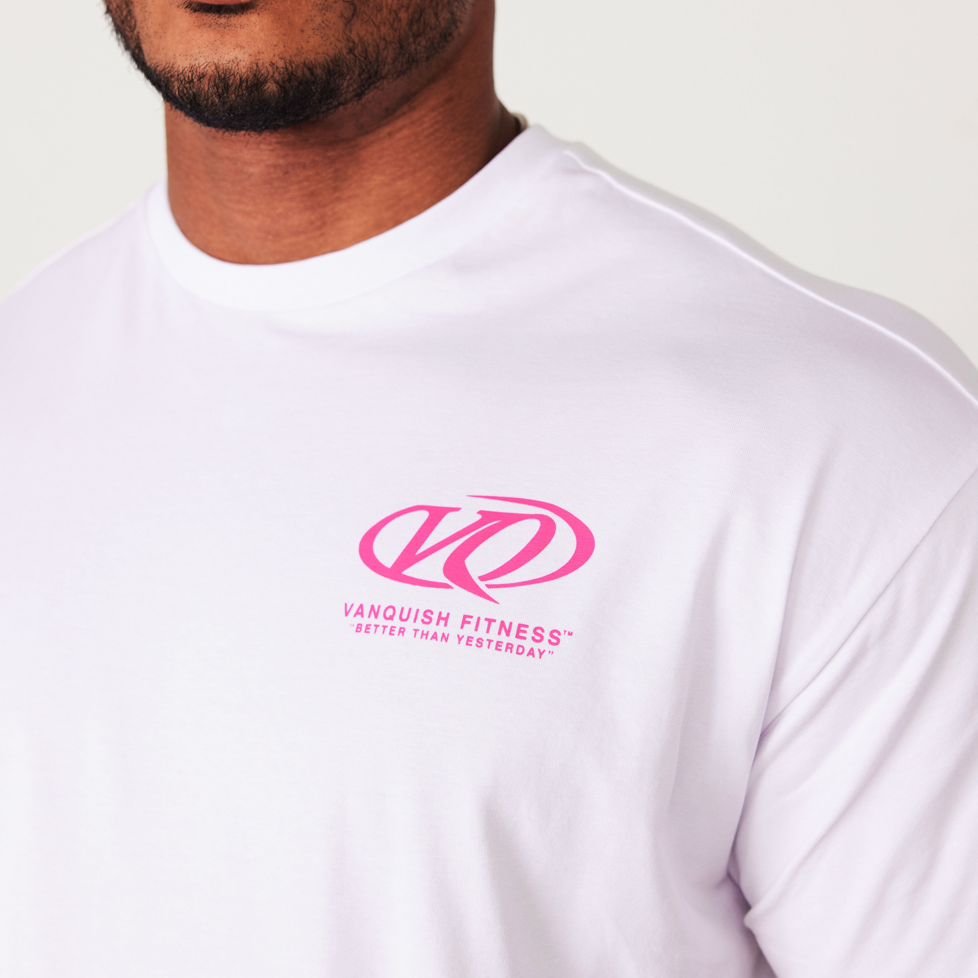Vanquish TSP White Racing Oversized T Shirt