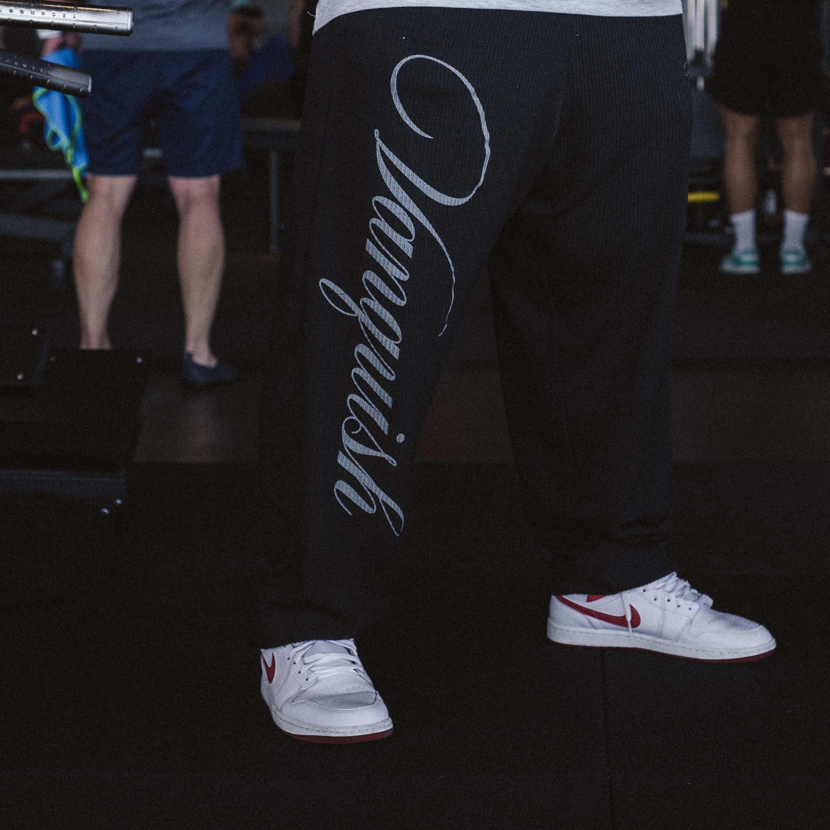 Vanquish x JBeast Black Bodybuilding Baggy Pants